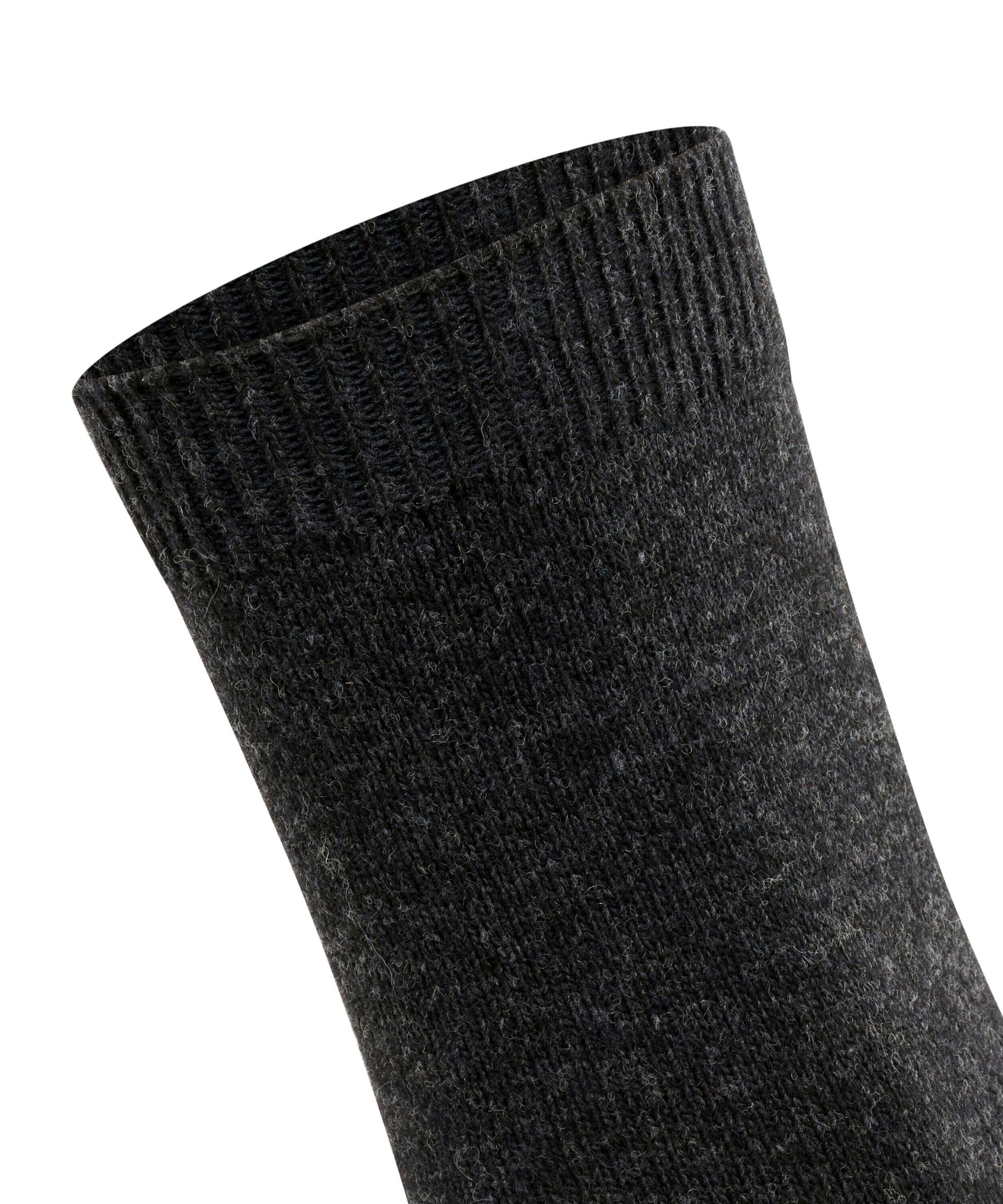 FALKE Cosy Wool damessokken, antraciet grijs (anthra.melange)