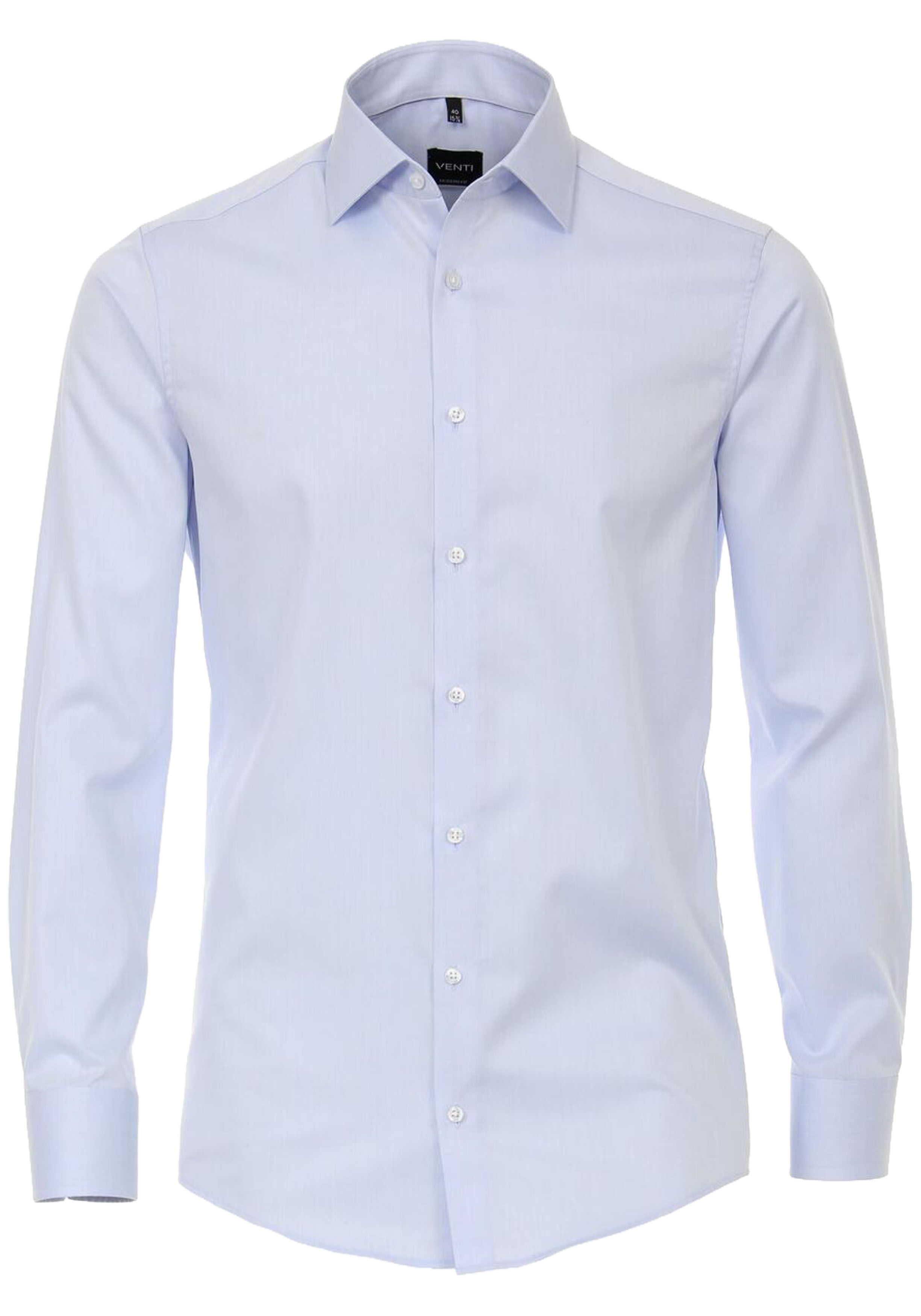 VENTI modern fit overhemd, mouwlengte 72 cm, twill, blauw