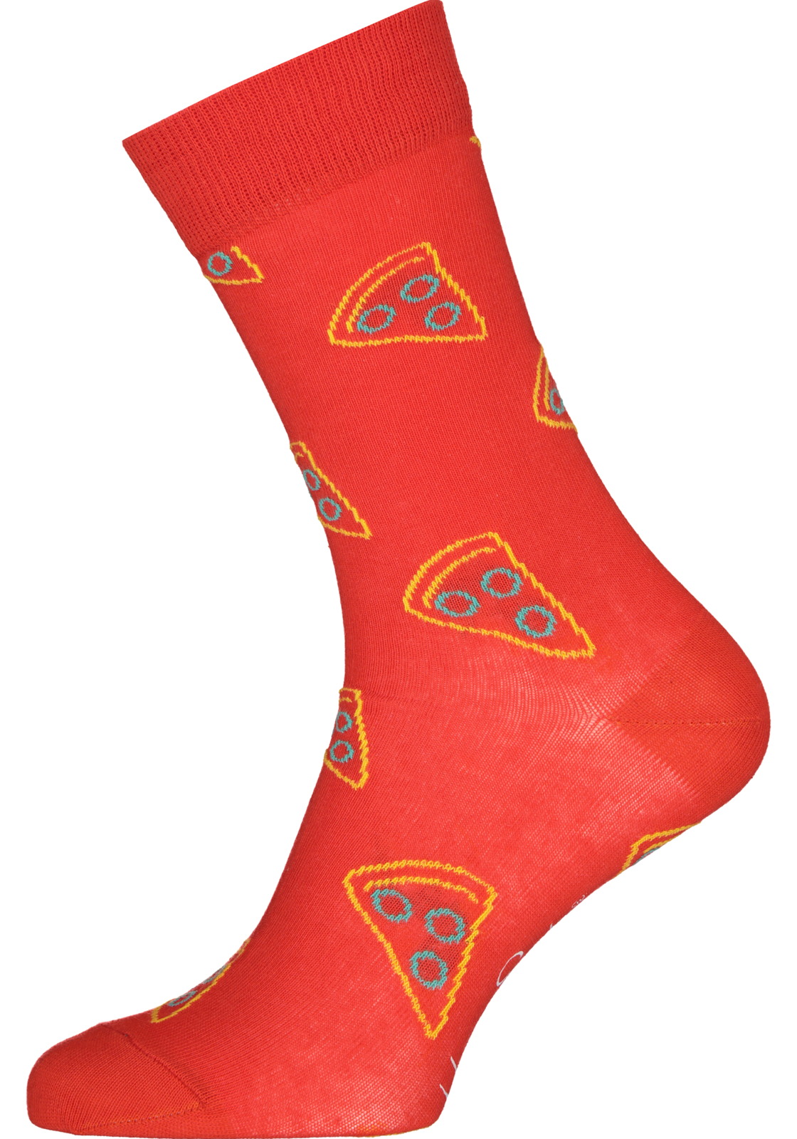 3-7333102504859_happy_socks_HR Happy Socks Pizza Socks Gift Set (2-pack), smakelijk rood en zwart