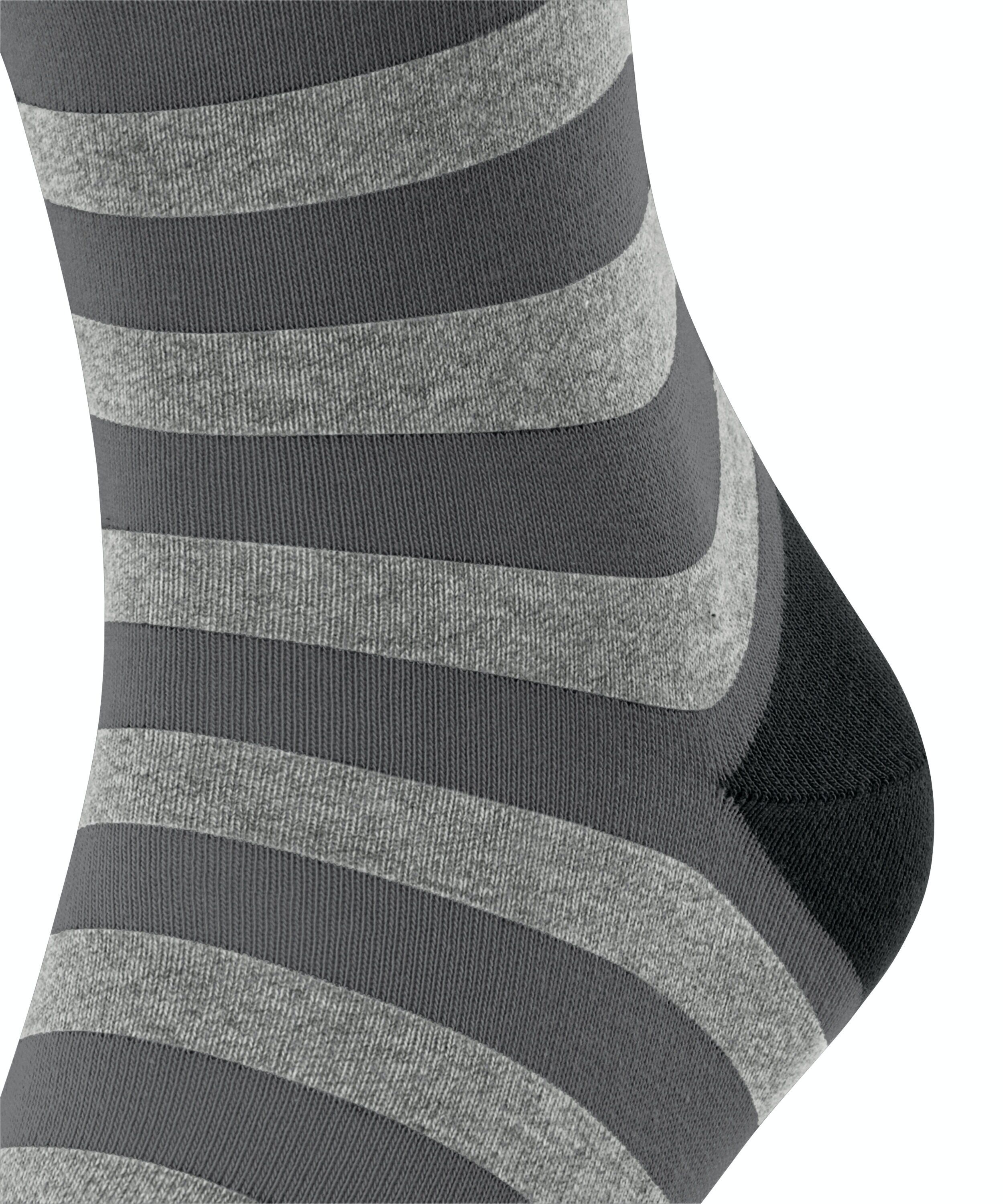 FALKE Sensitive Mapped Line herensokken, zwart (black)