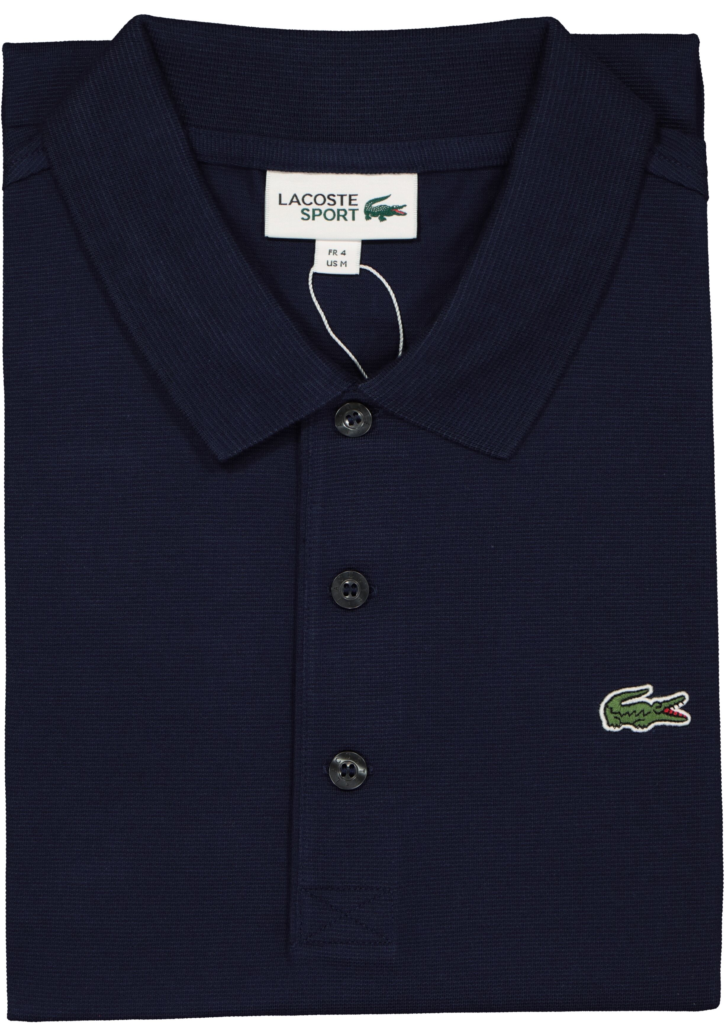 Lacoste Sport polo regular fit stretch, donkerblauw