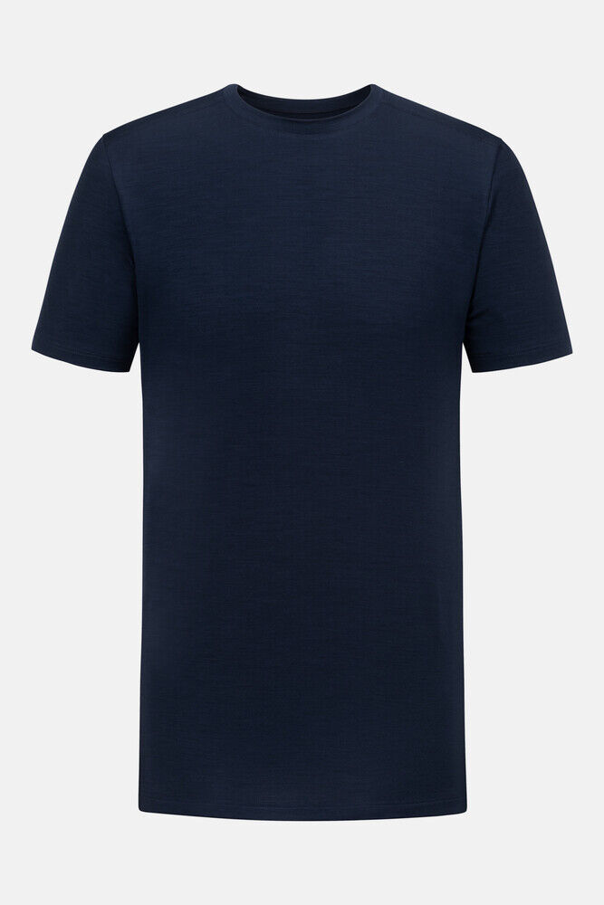 Mey heren T-shirt Prfrmnc+, thermo T-shirt korte mouw met O-hals donkerblauw