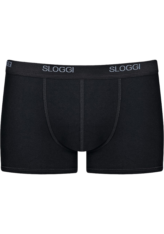 Sloggi Men Basic Short, heren boxershort korte pijp (1-pack), zwart Sloggi Men Basic Short, heren boxershort korte pijp (1-pack), zwart