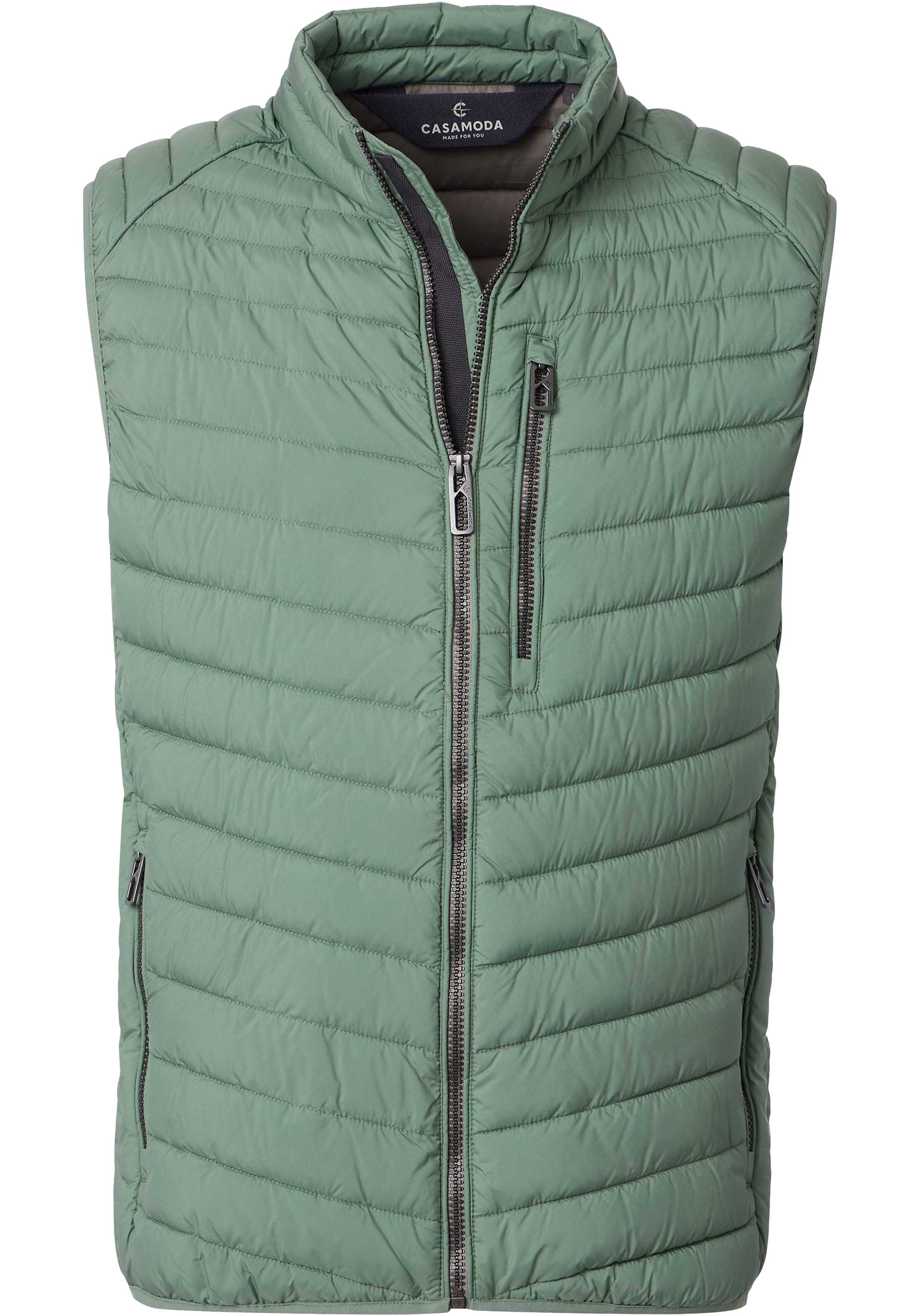 CASA MODA comfort fit bodywarmer, groen