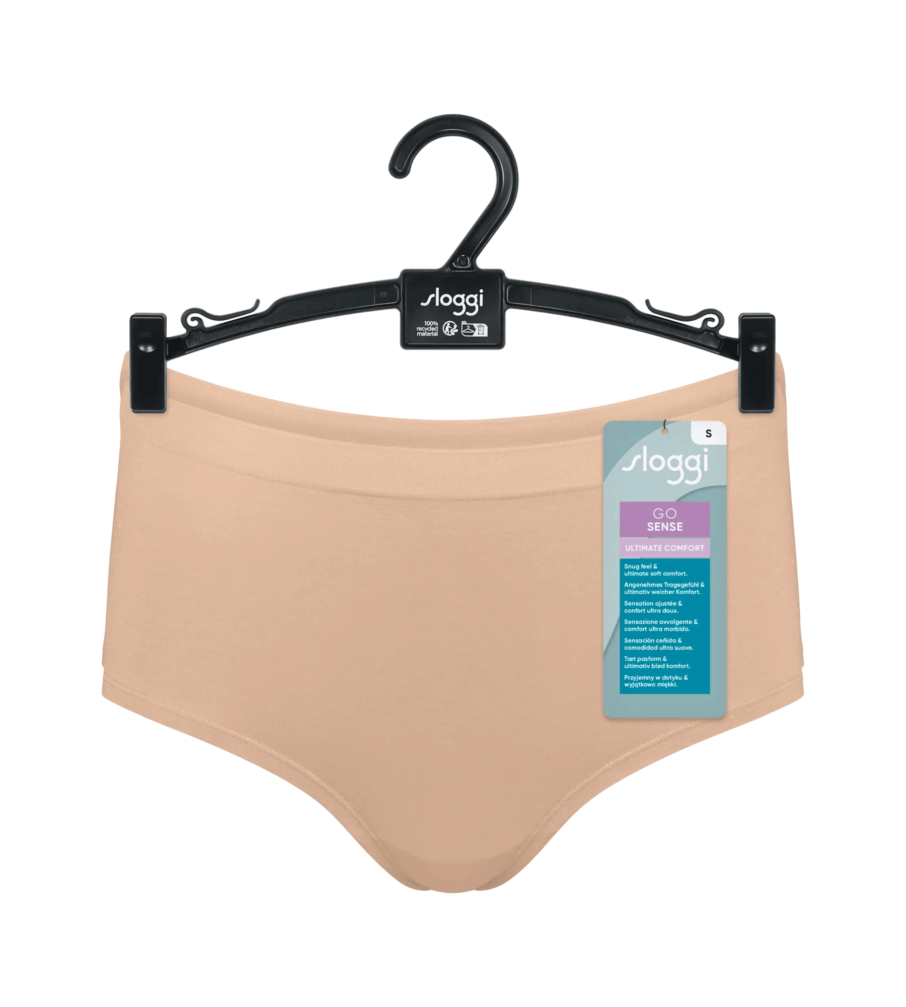 Sloggi Women GO Sense Highwaist (2-pack), dames slip, beige