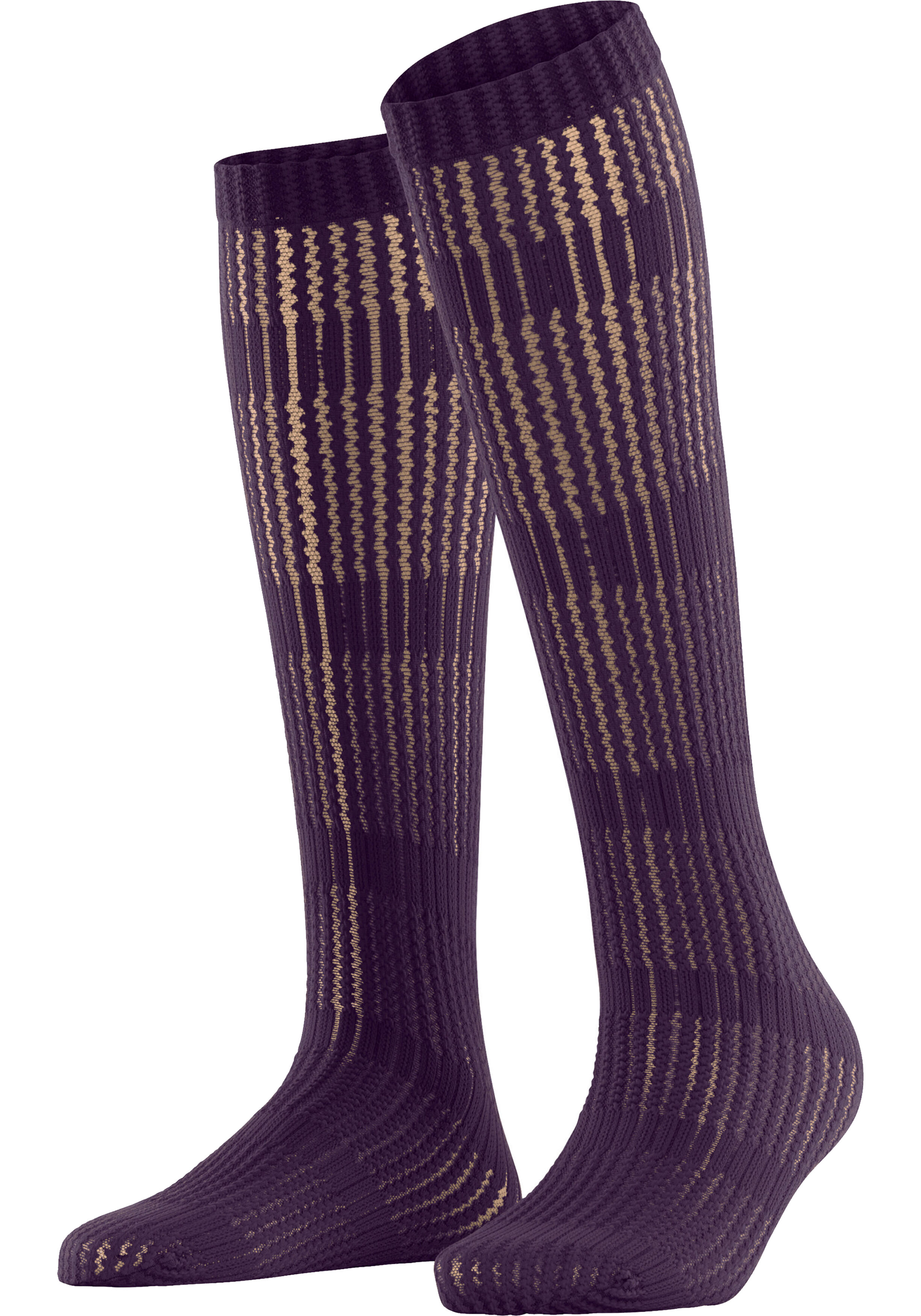 FALKE Harmonize 40 DEN dames kniekousen, paars (wine berry)