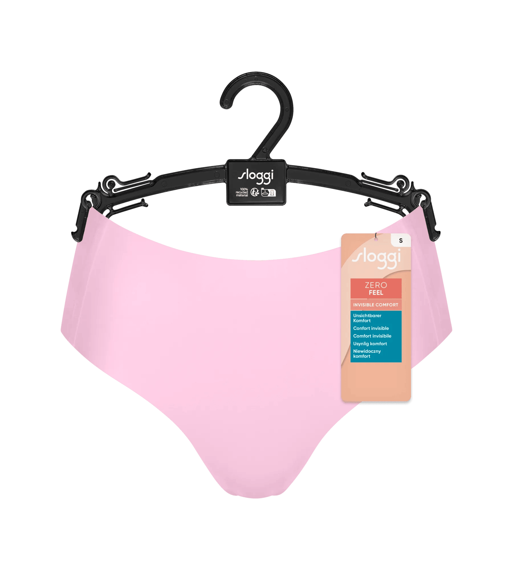 Sloggi Women ZERO Feel 2.0 High waist (1-pack), dames slip, suikerspin roze