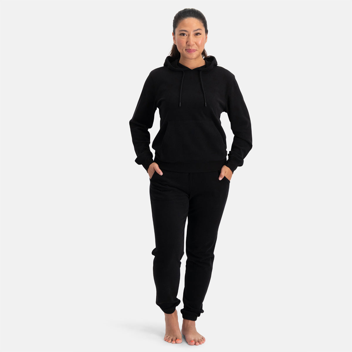 Bamboo Basics Jade sweatpants, dames joggingbroek, zwart