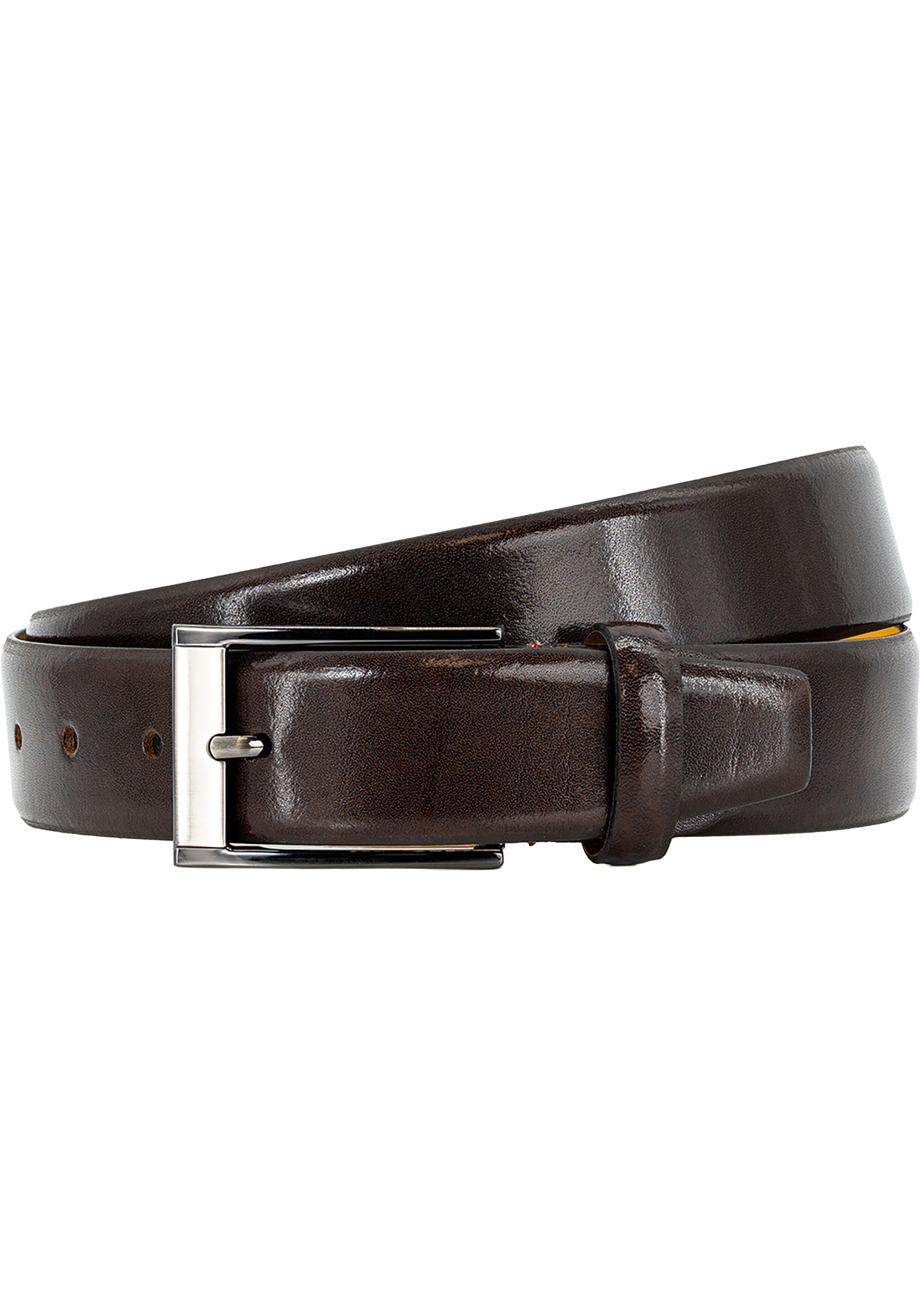 PIERRE CARDIN leren heren riem, bruin