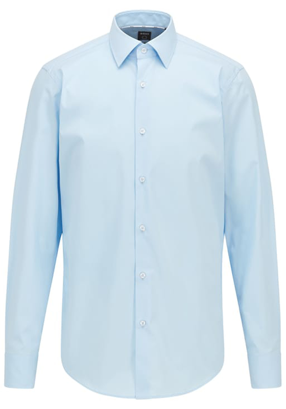 BOSS Joe regular fit overhemd, popeline, blauw BOSS Joe regular fit overhemd, popeline, blauw