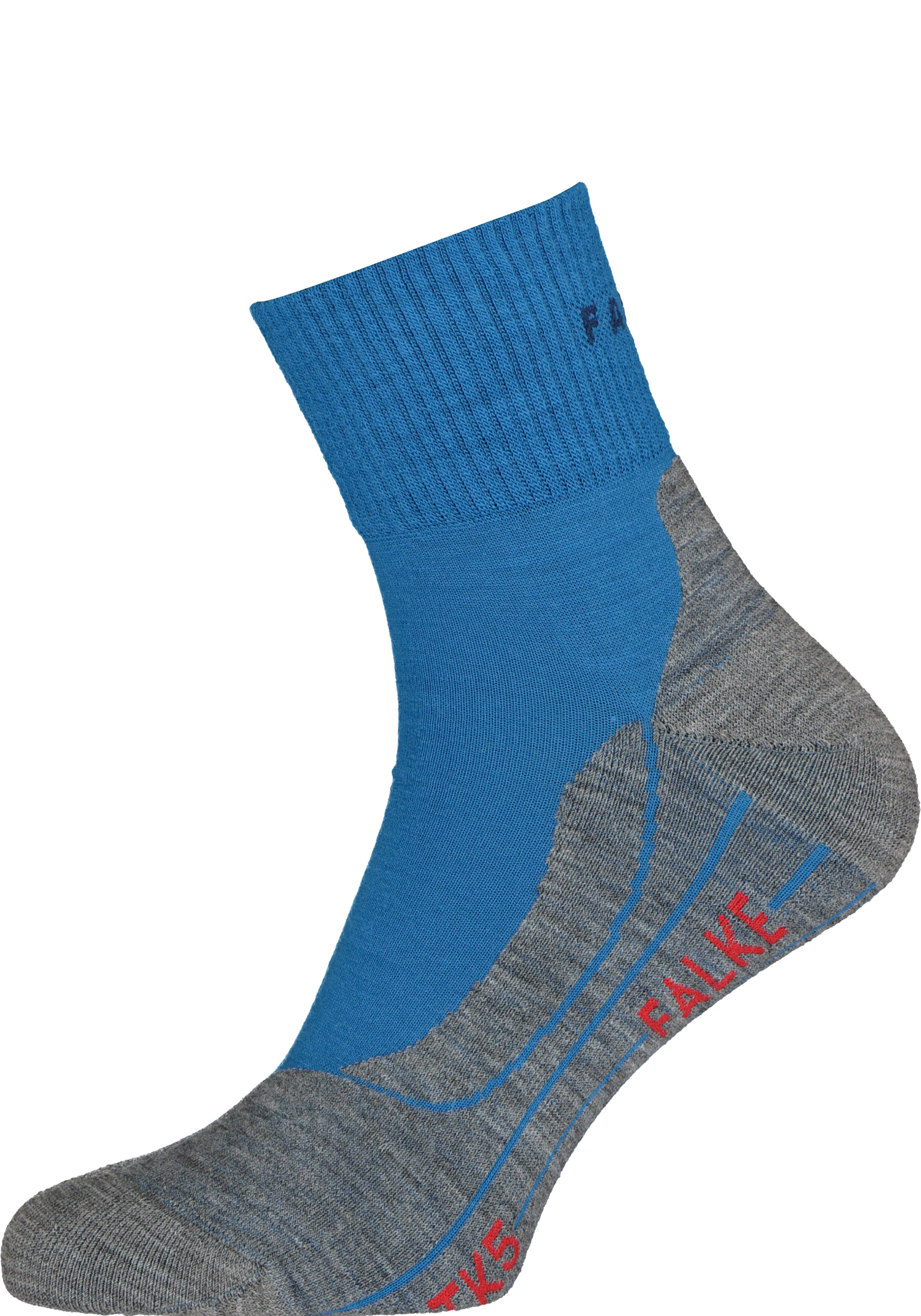 FALKE TK5 Short heren wandelsokken, blauw (galaxy blue)