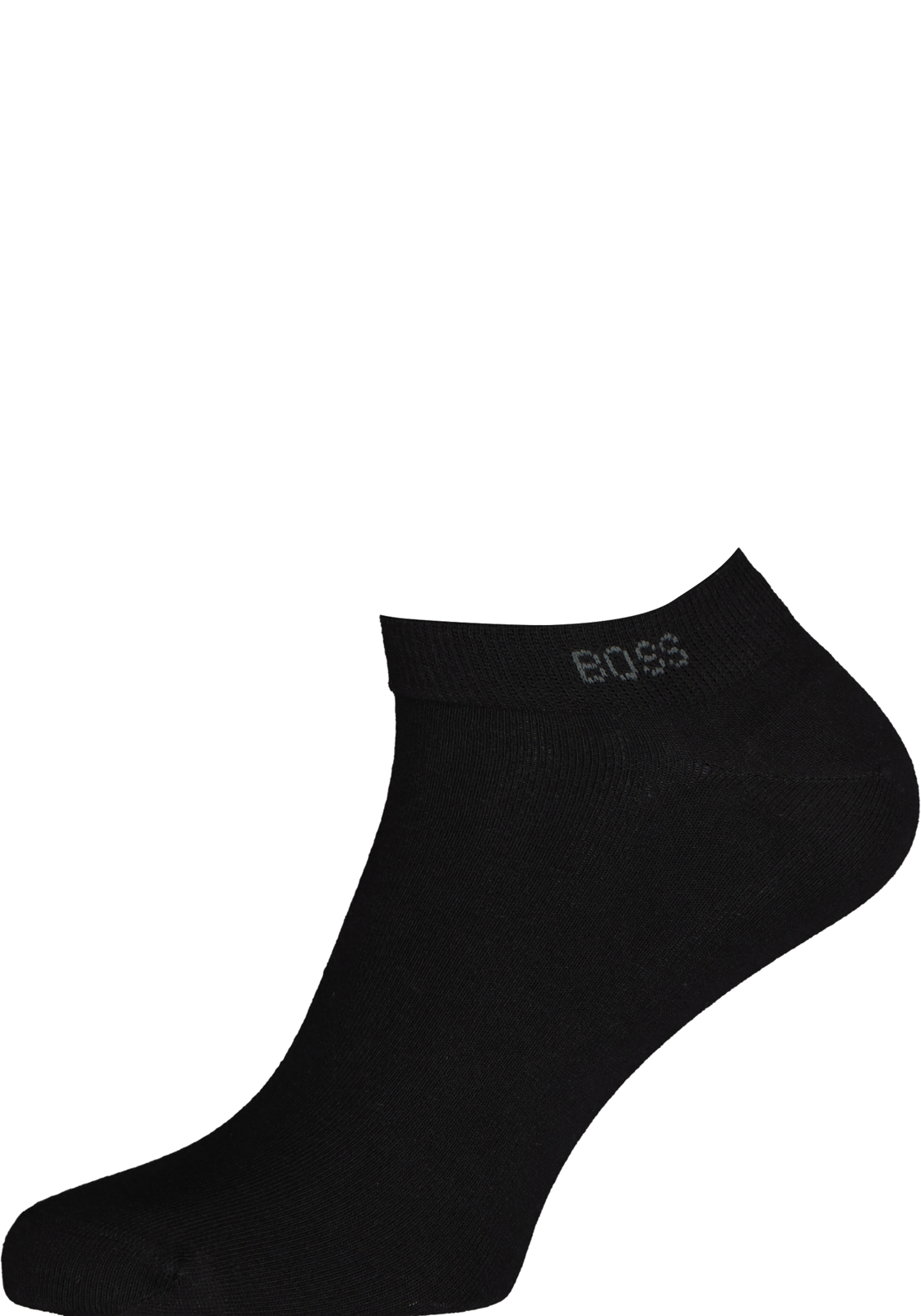 1-4043861441991_hugo_boss_sokken_2p_HR BOSS enkelsokken (2-pack), heren sneaker sokken katoen, zwart