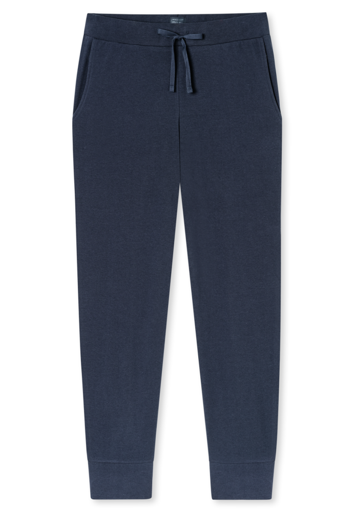 SCHIESSER dames Mix+Relax Pantalon, dames loungebroek, donkerblauw