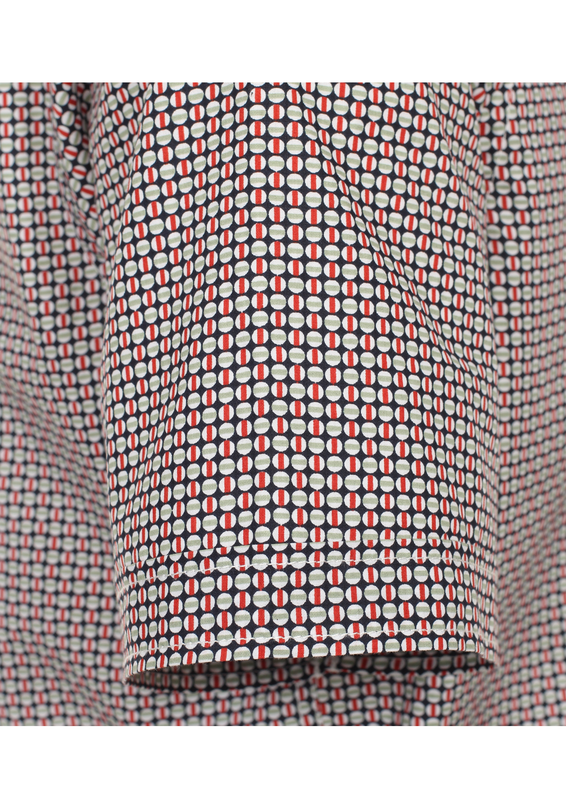 CASA MODA Sport casual fit overhemd, korte mouw, popeline, rood dessin - 944268000-400 CASA MODA Sport casual fit overhemd, korte mouw, popeline, rood dessin - 944268000-400