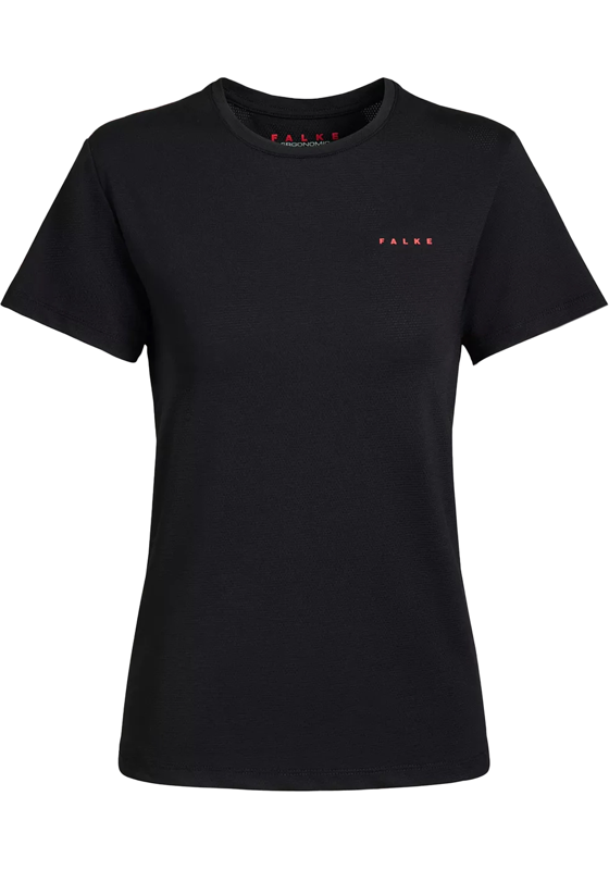 FALKE dames training T-shirt, zwart (black) FALKE dames training T-shirt, zwart (black)