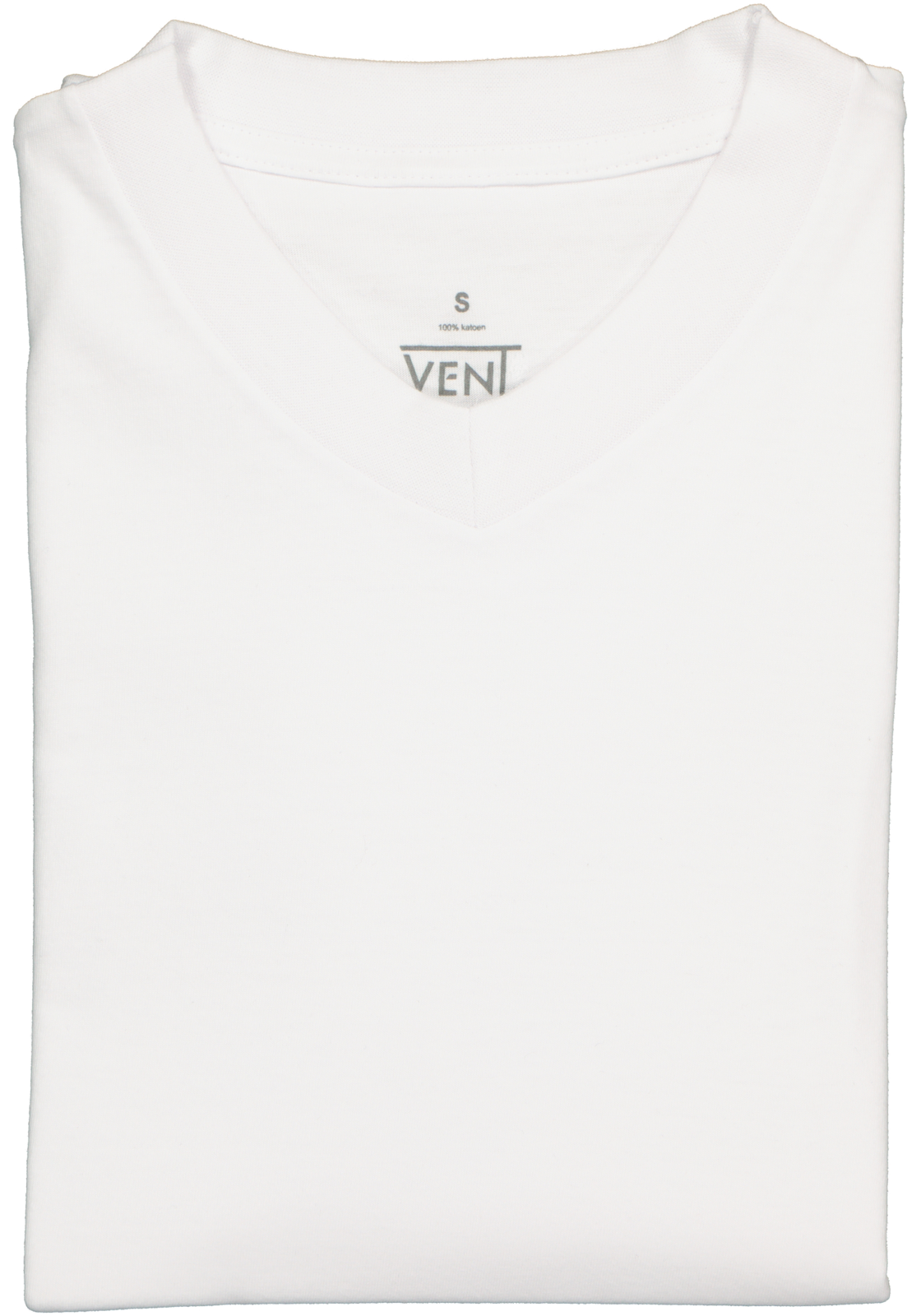 1-2-7141094842534_Tshirts__HR-01 VENT wijd model T-shirt V-hals (2-pack), wit