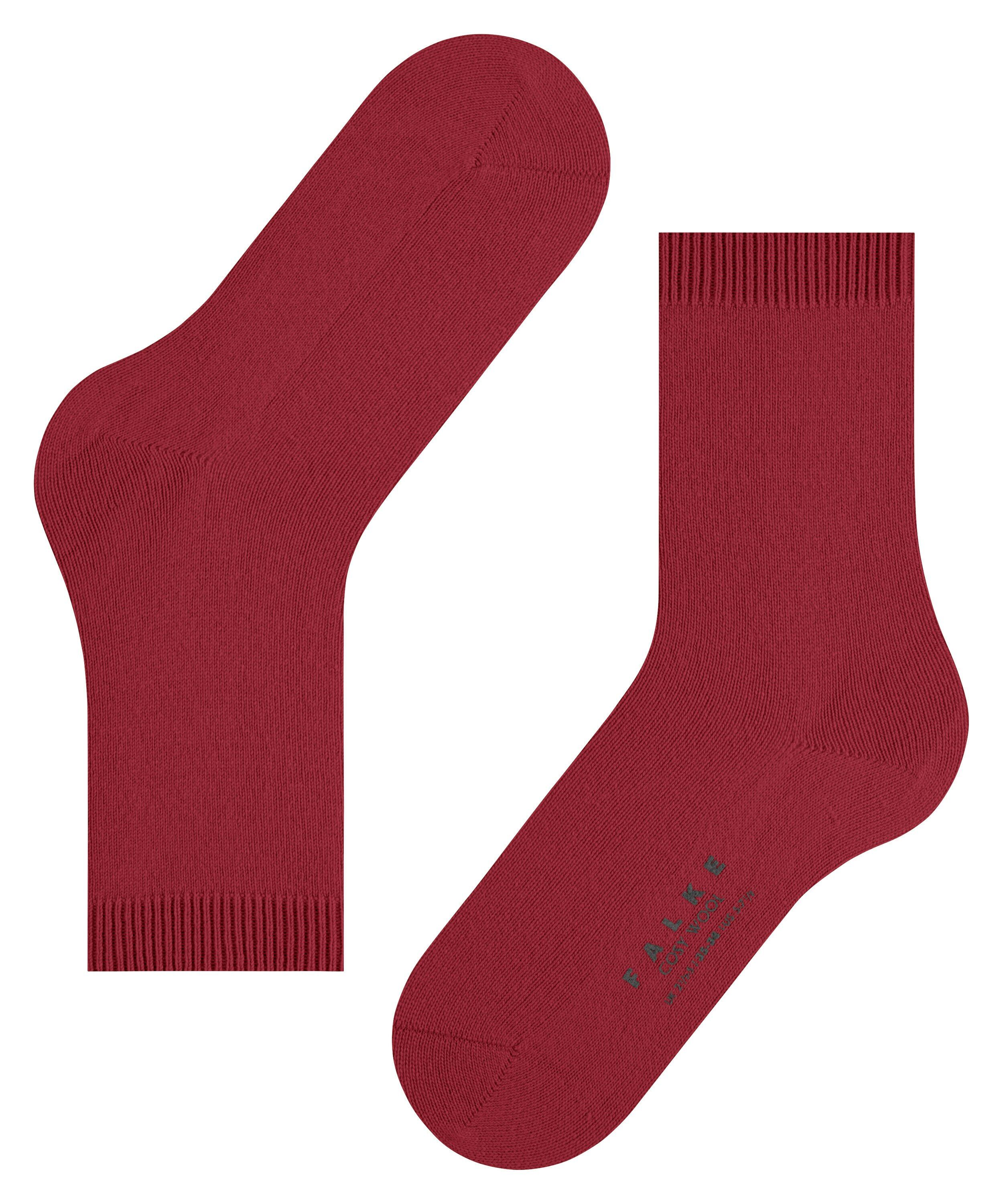 FALKE Cosy Wool damessokken, rood (scarlet)