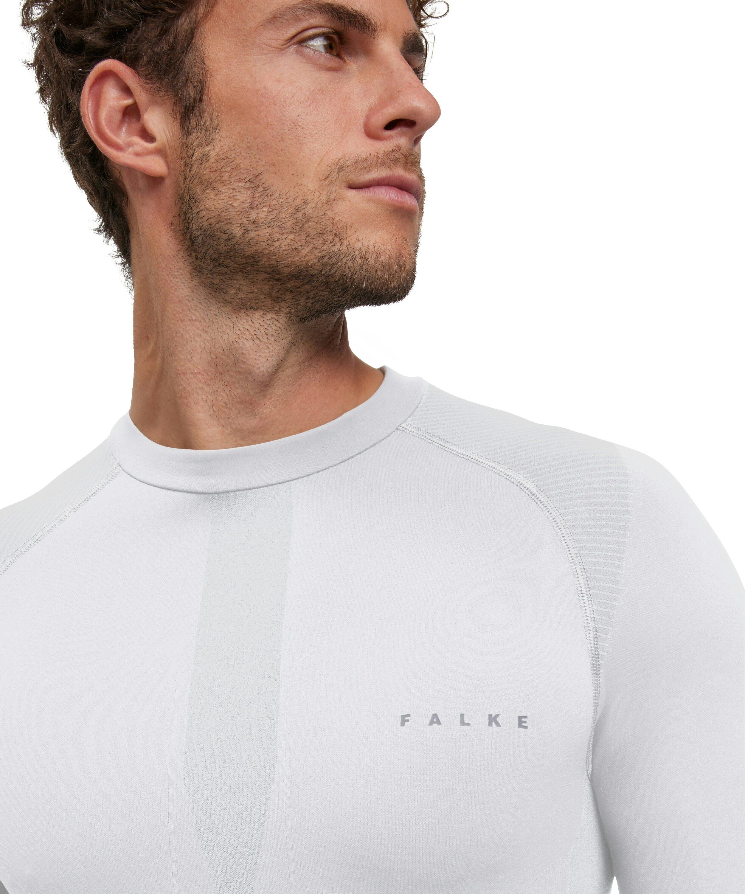 FALKE heren shirt met lange mouw Warm, thermoshirt, wit (white)