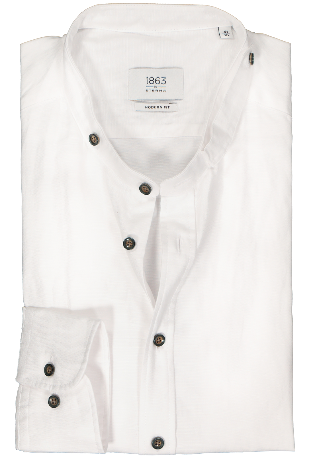 1-4067159186111_eterna-overhemd_HR ETERNA modern fit overhemd, twill, wit