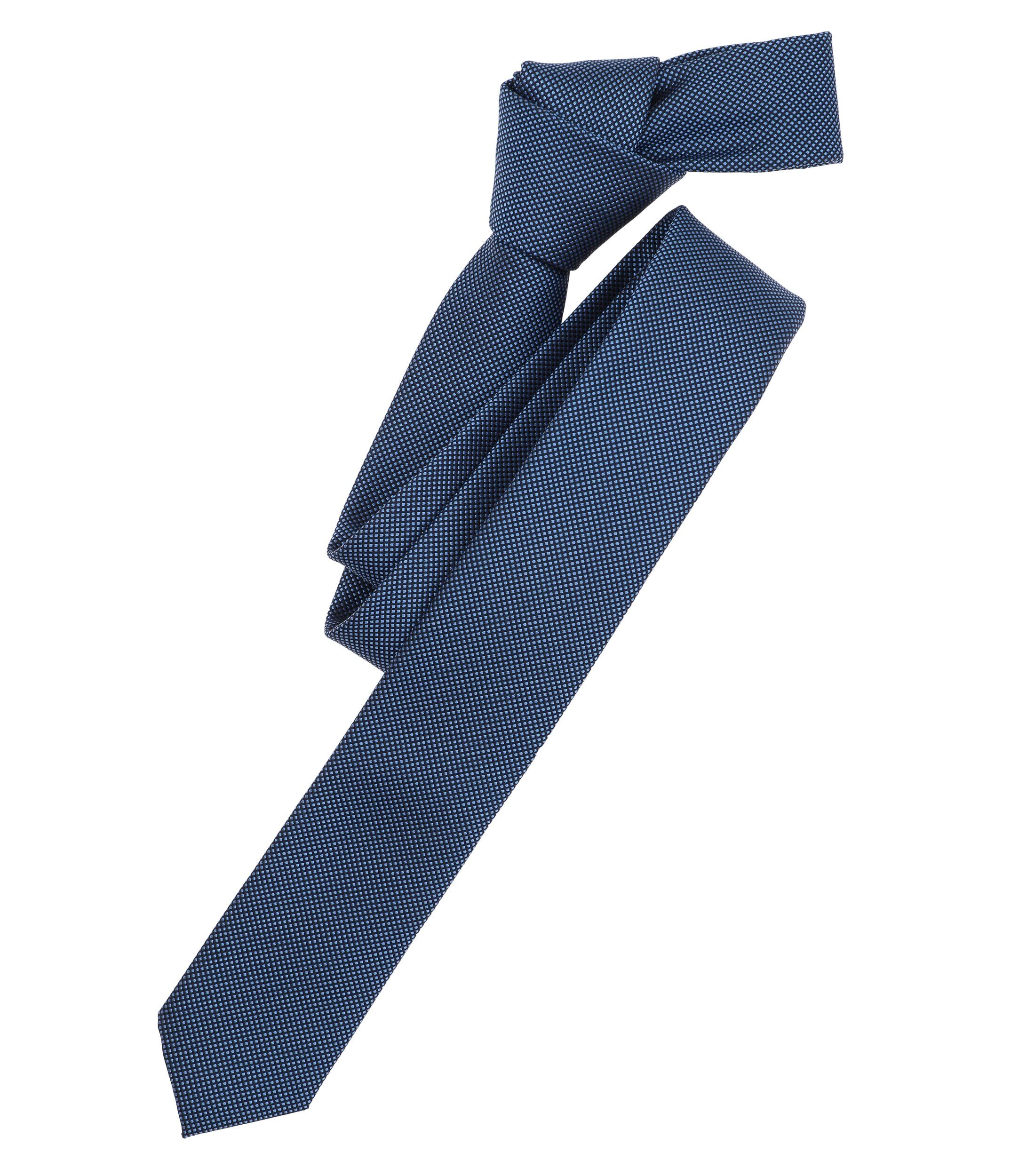 VENTI stropdas, blauw met wit dessin