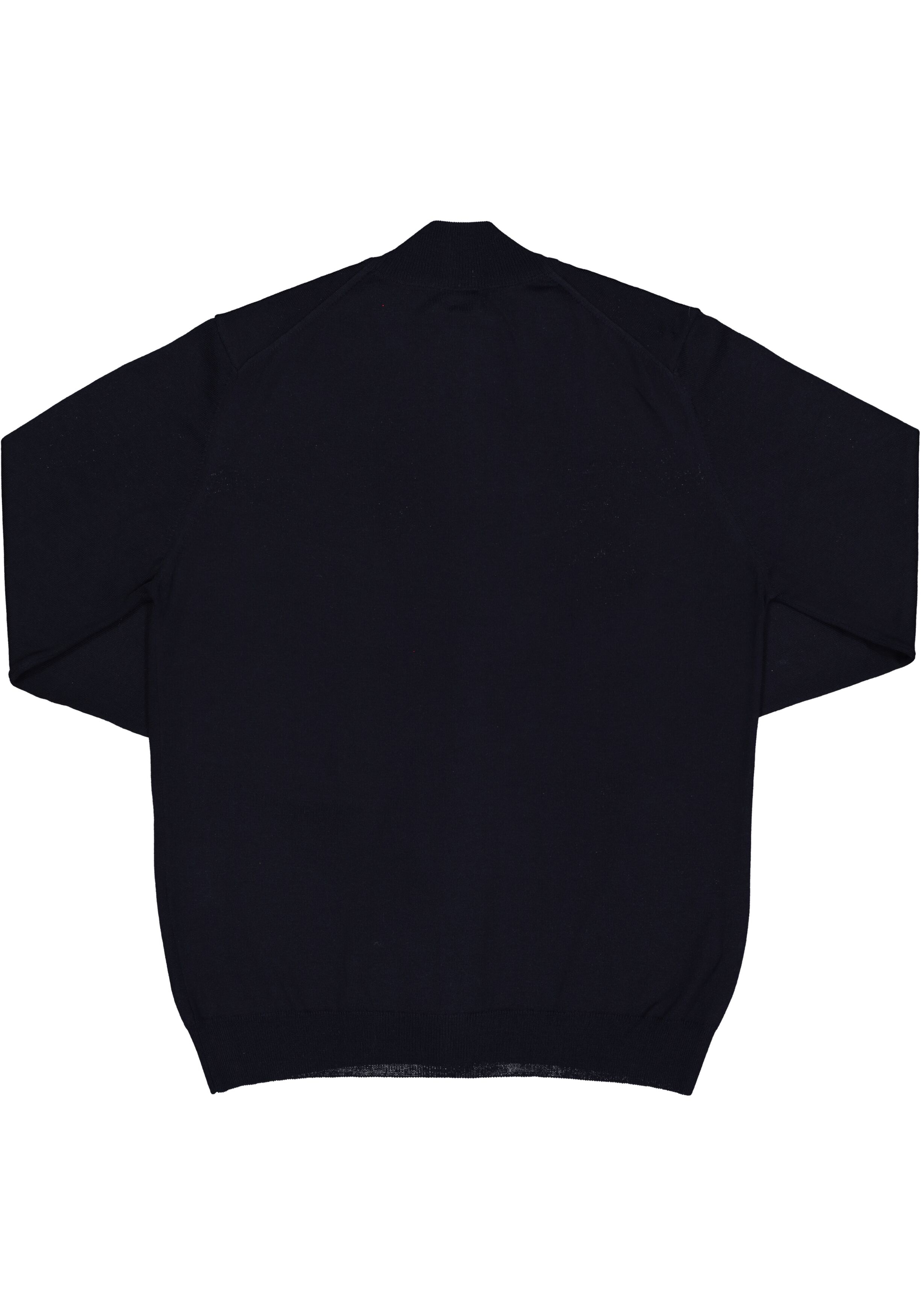 OLYMP modern fit vest wol, marine blauw met rits