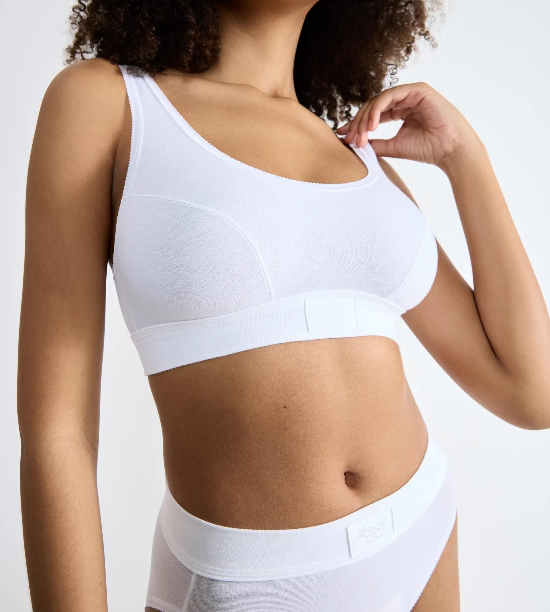 Sloggi Women Double Comfort T Top, bralette, wit