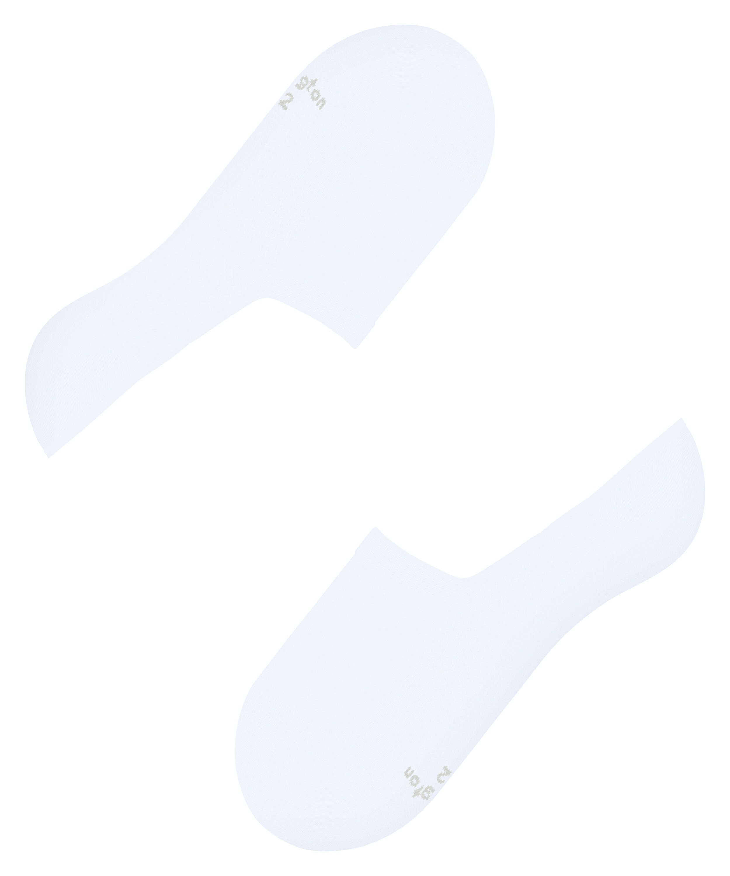 Burlington Athleisure heren invisible sokken, wit (white)