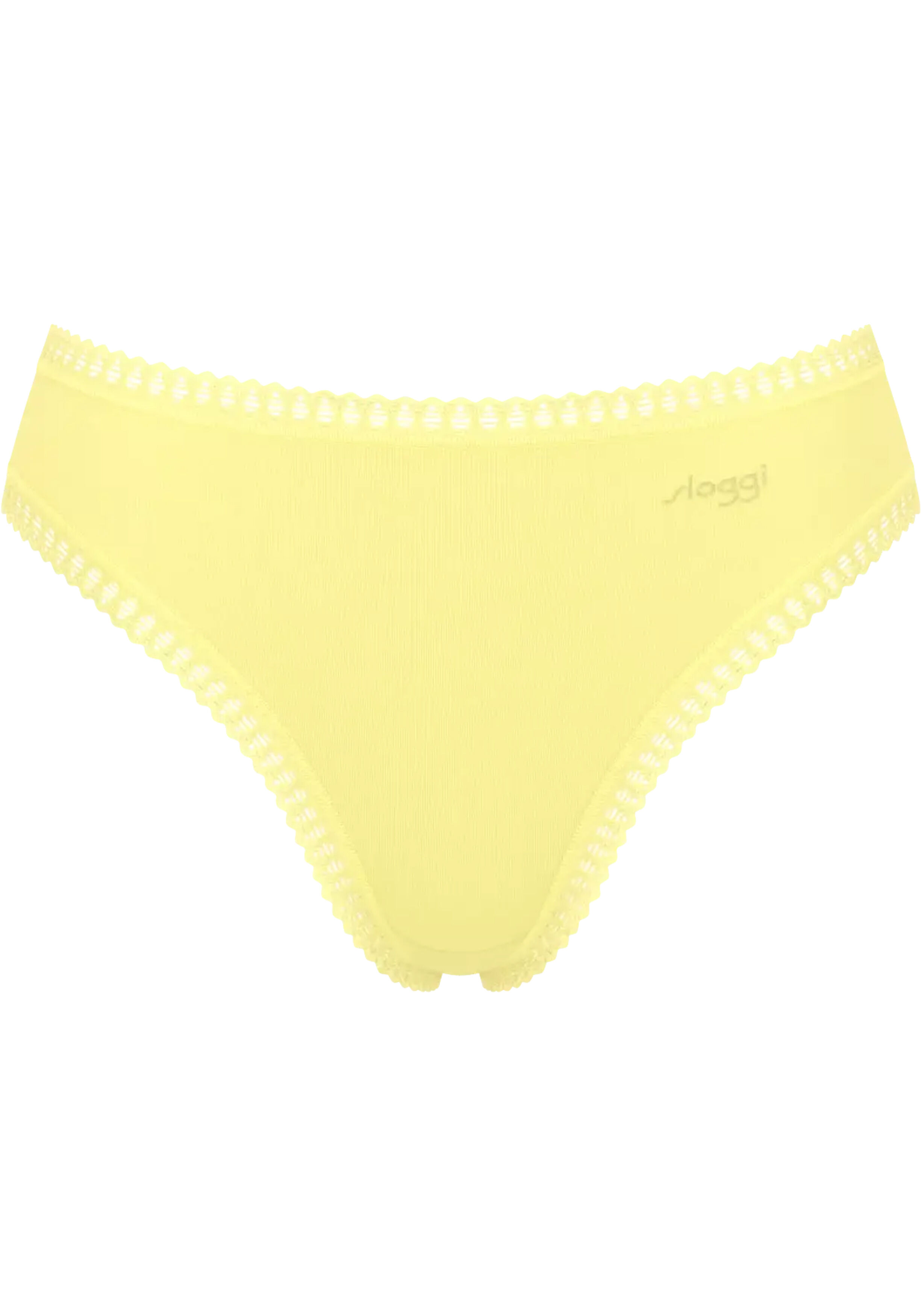 Sloggi Women GO Crush High leg (3-pack), dames slip, geel, oranjerood, print