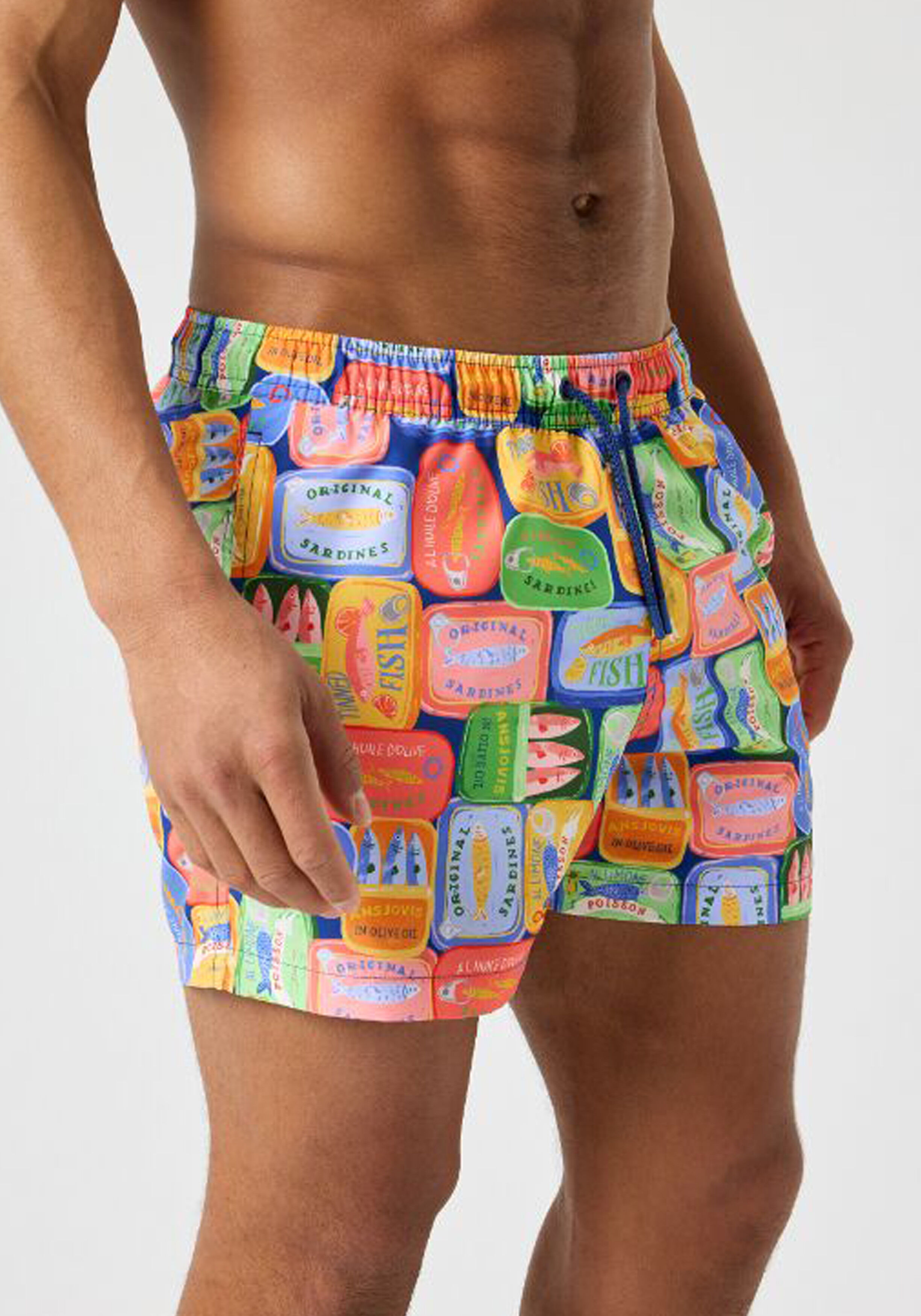 Bjorn Borg Print Swim Shorts, heren zwembroek, meerkleurige print