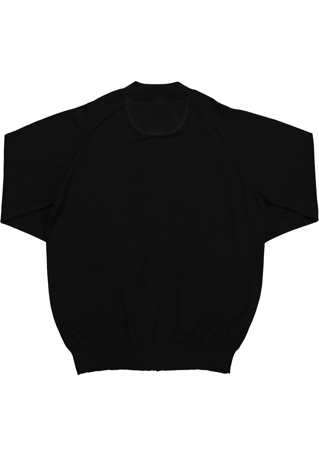 3-4060031642019_casa-moda-trui_HR CASA MODA heren vest katoen, met rits, zwart