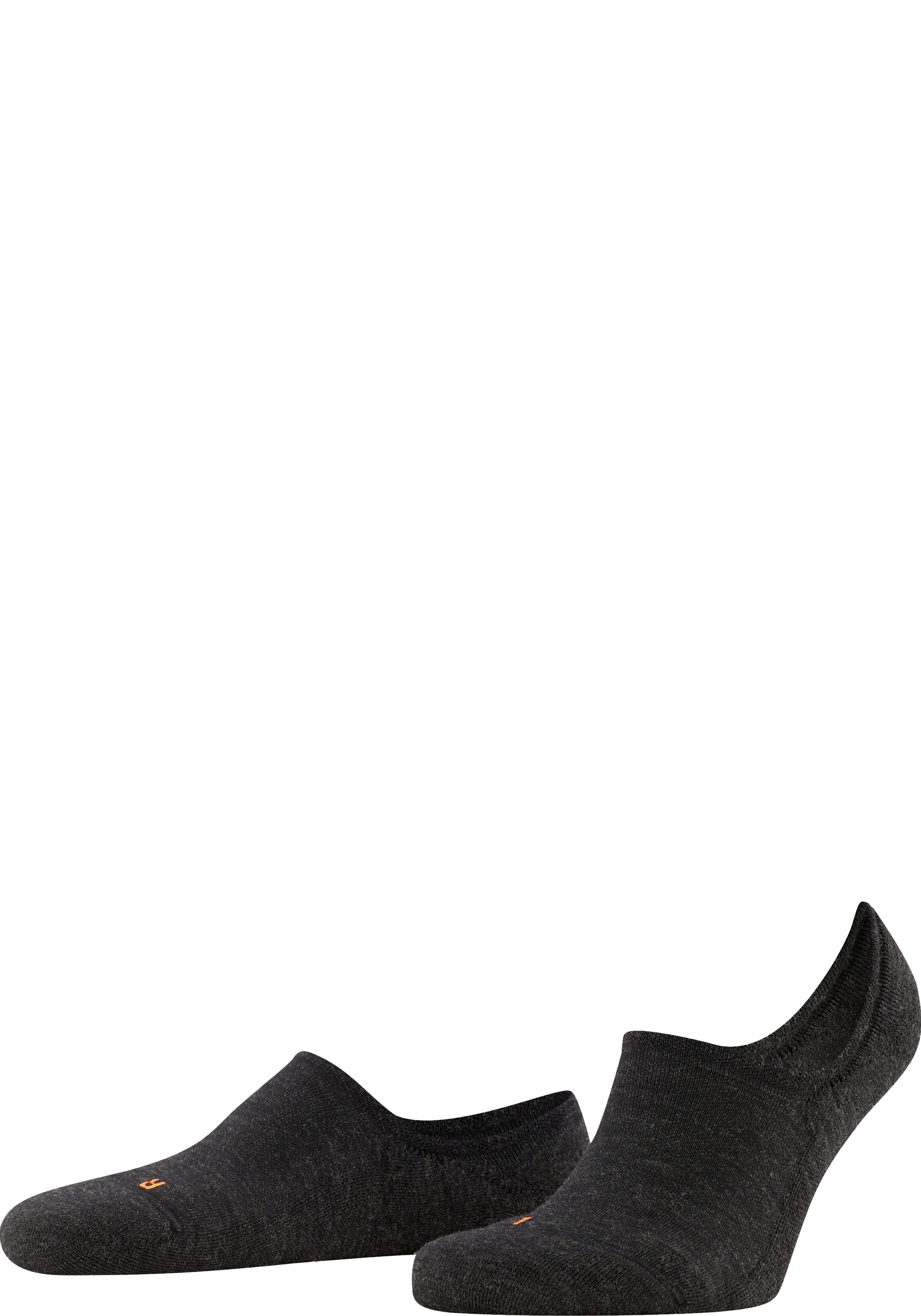 FALKE Keep Warm invisible unisex sokken, antraciet (anthra.mel)