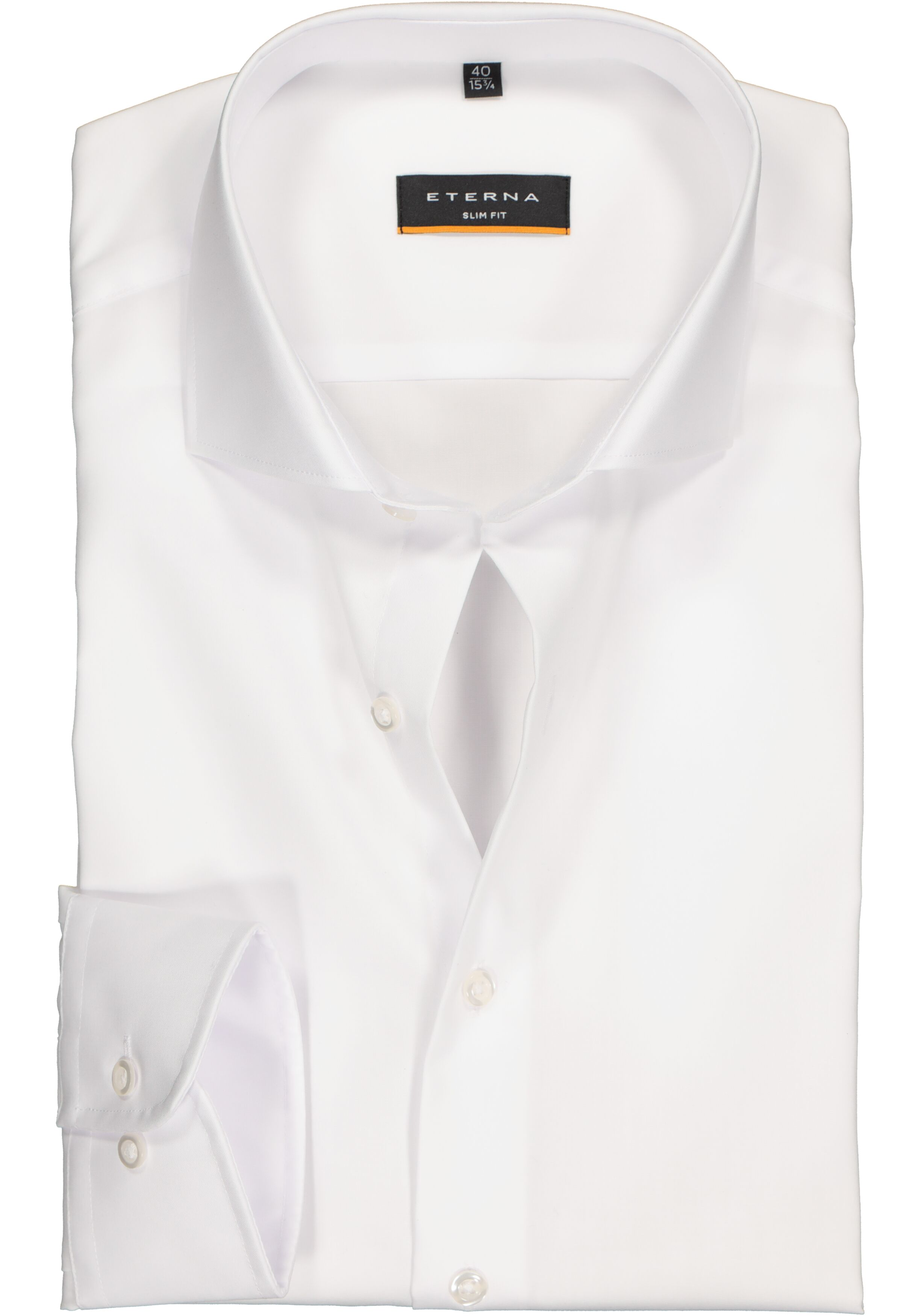 ETERNA slim fit overhemd, poplin heren overhemd, wit