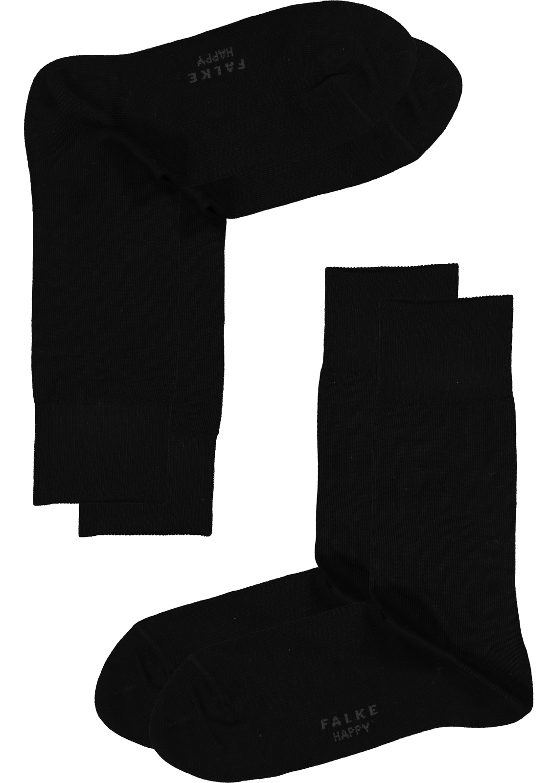 4-4043874491815_sok_HR FALKE Happy herensokken (2-pack), zwart (black)