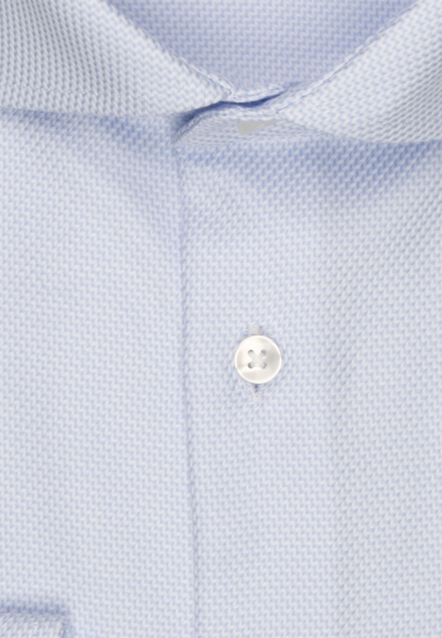 Seidensticker slim fit overhemd, structuur, blauw