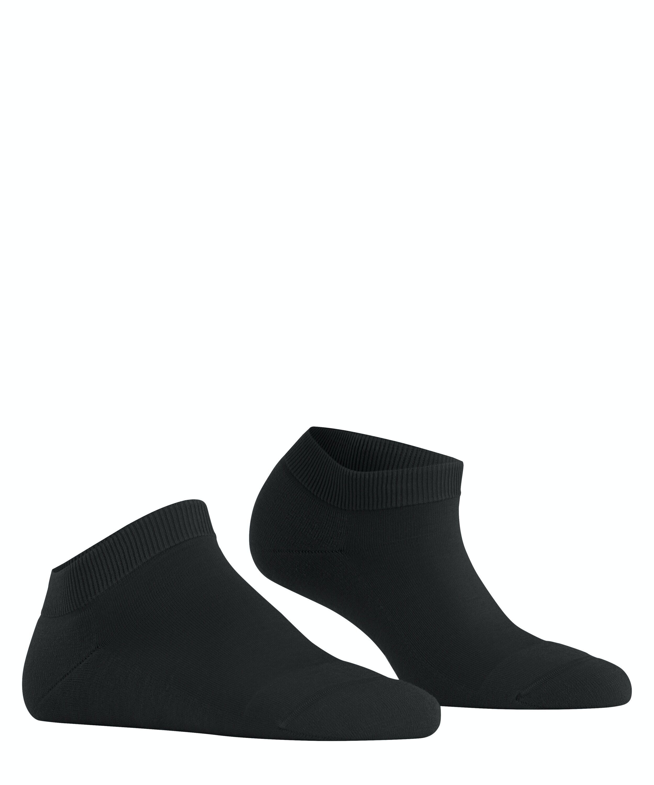 FALKE ClimaWool dames sneakersokken, zwart (black)