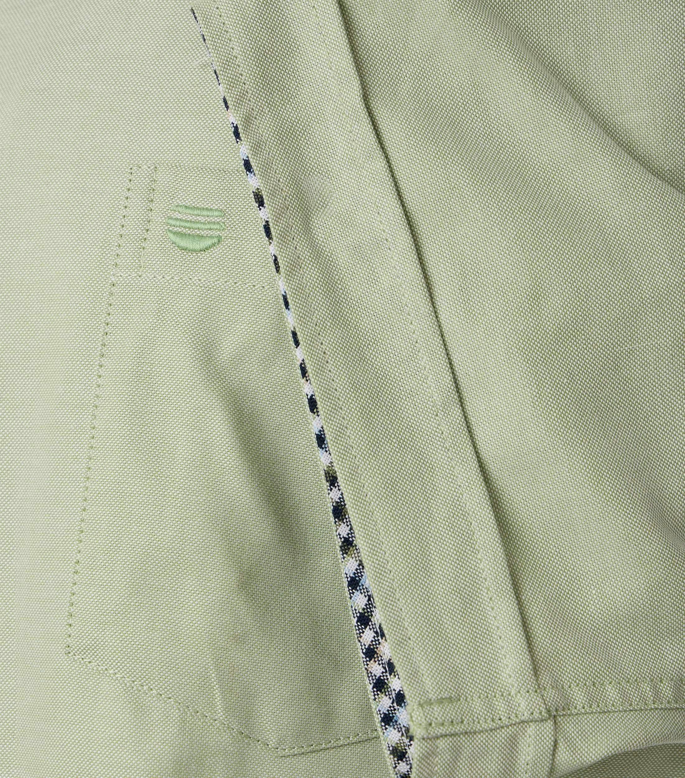 Redmond comfort fit overhemd, korte mouw, Oxford, groen 
