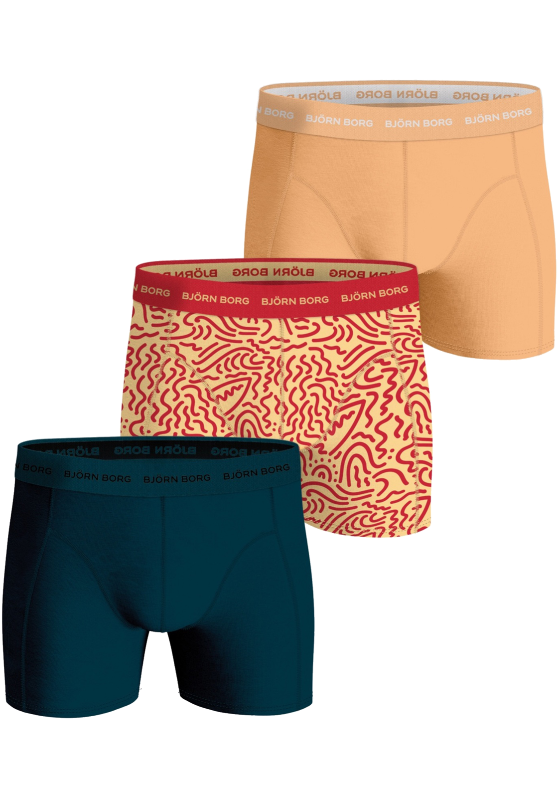 1-7321465528070-bjorn_borg_HR Bjorn Borg Cotton Stretch boxers, heren boxers normale lengte (3-pack), multicolor
