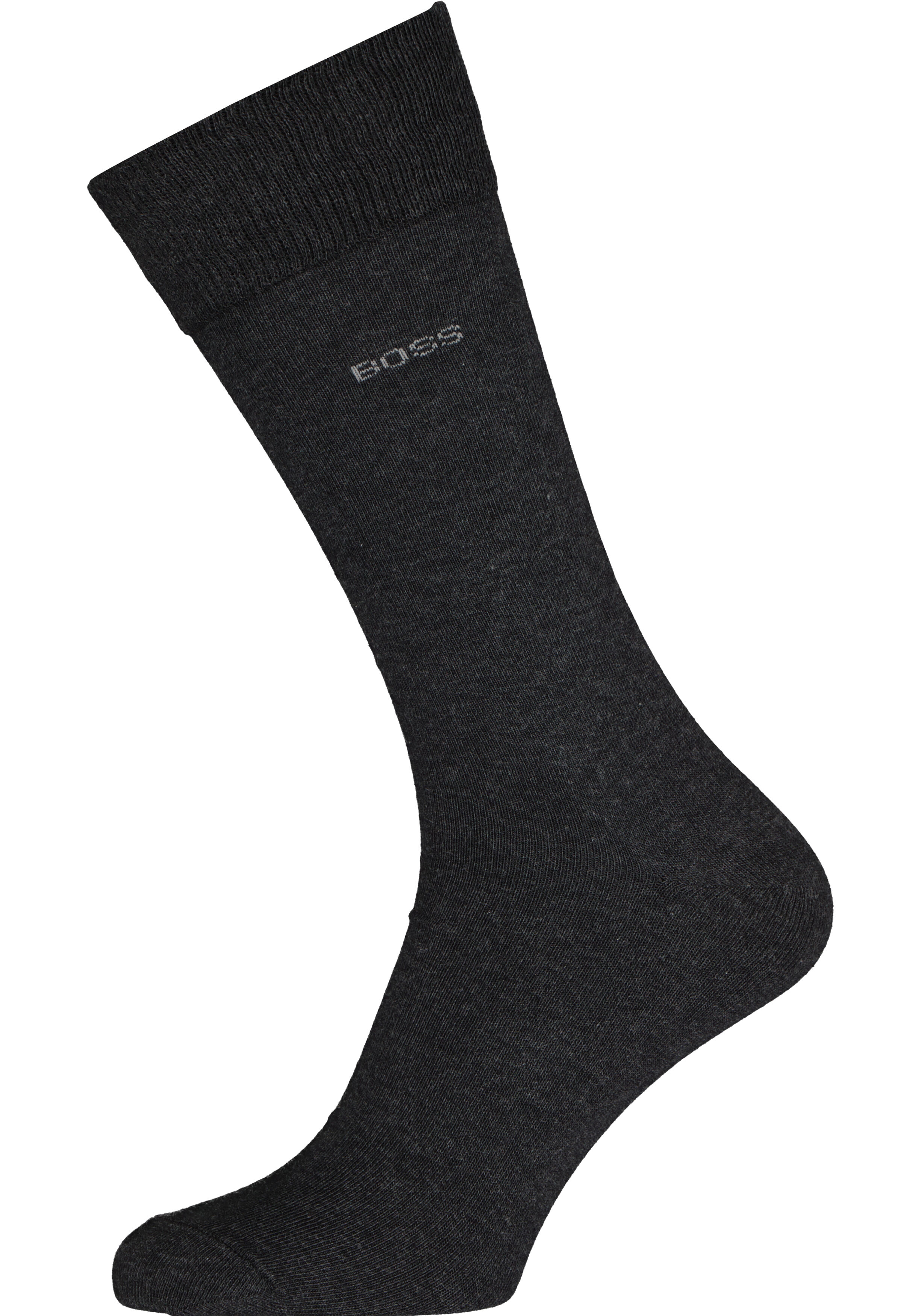 BOSS regular socks (3-pack), herensokken katoen, zwart, grijs en blauw