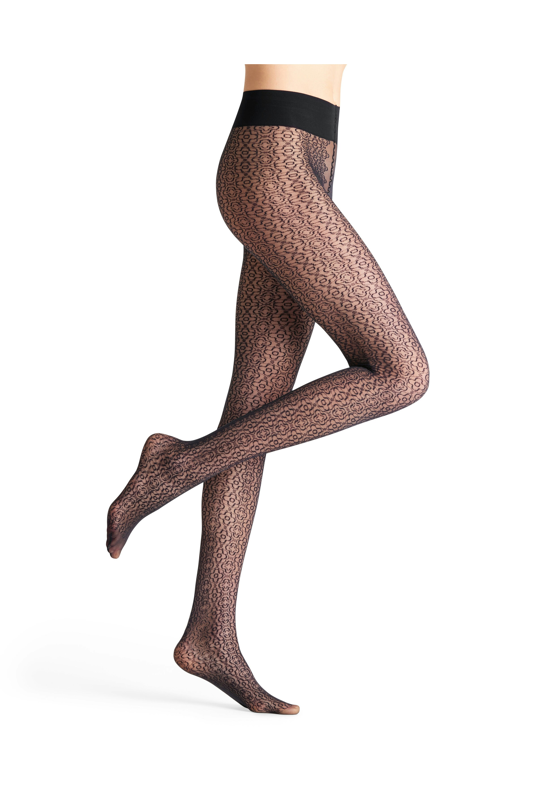 FALKE Baroque Gem 30 DEN dames panty, black FALKE Baroque Gem 30 DEN dames panty, black