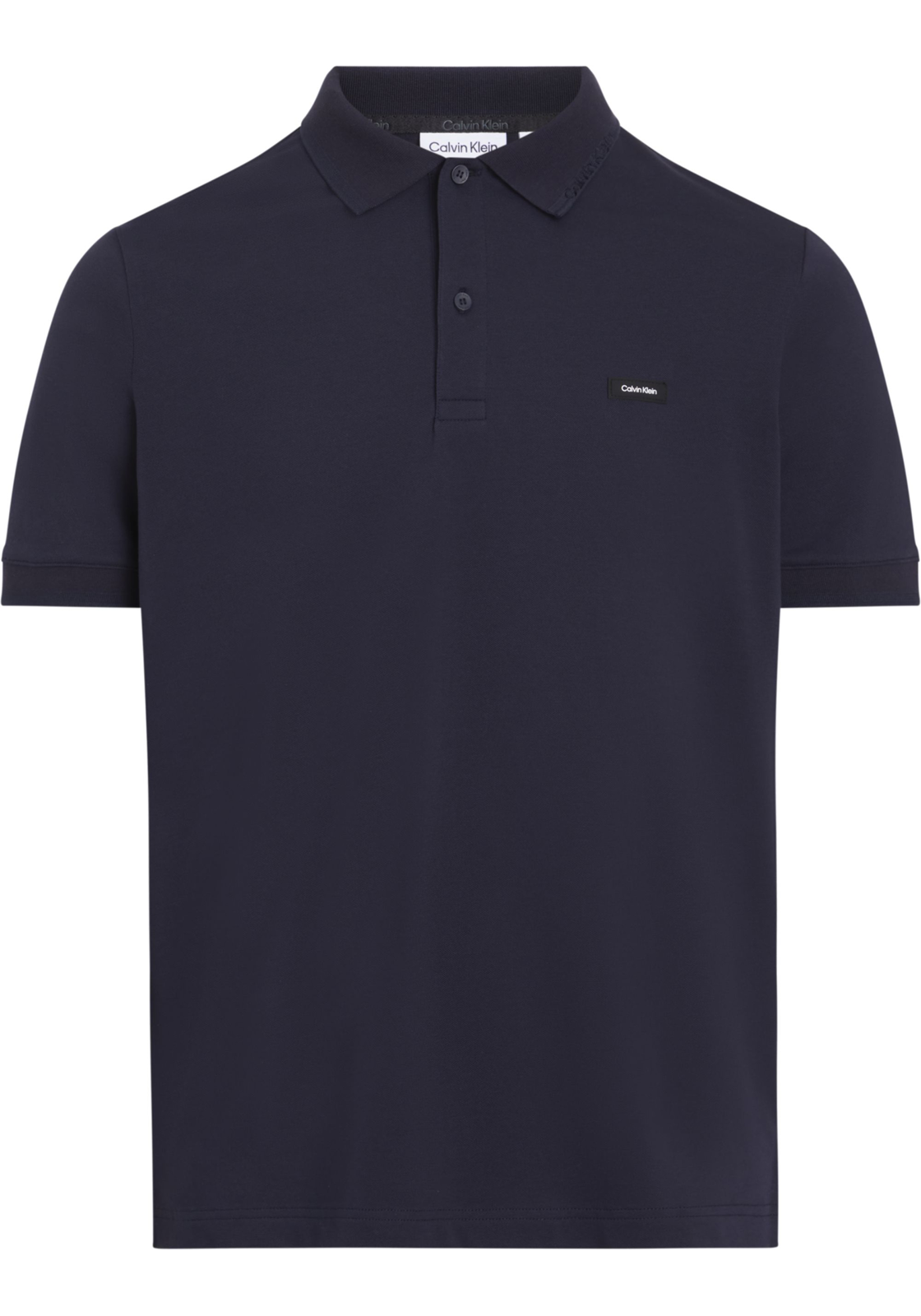 1-8720109236354-calvin_klein-polo-V24_HR Calvin Klein Thermo Tech Pique Slim Polo, heren poloshirt, donkerblauw