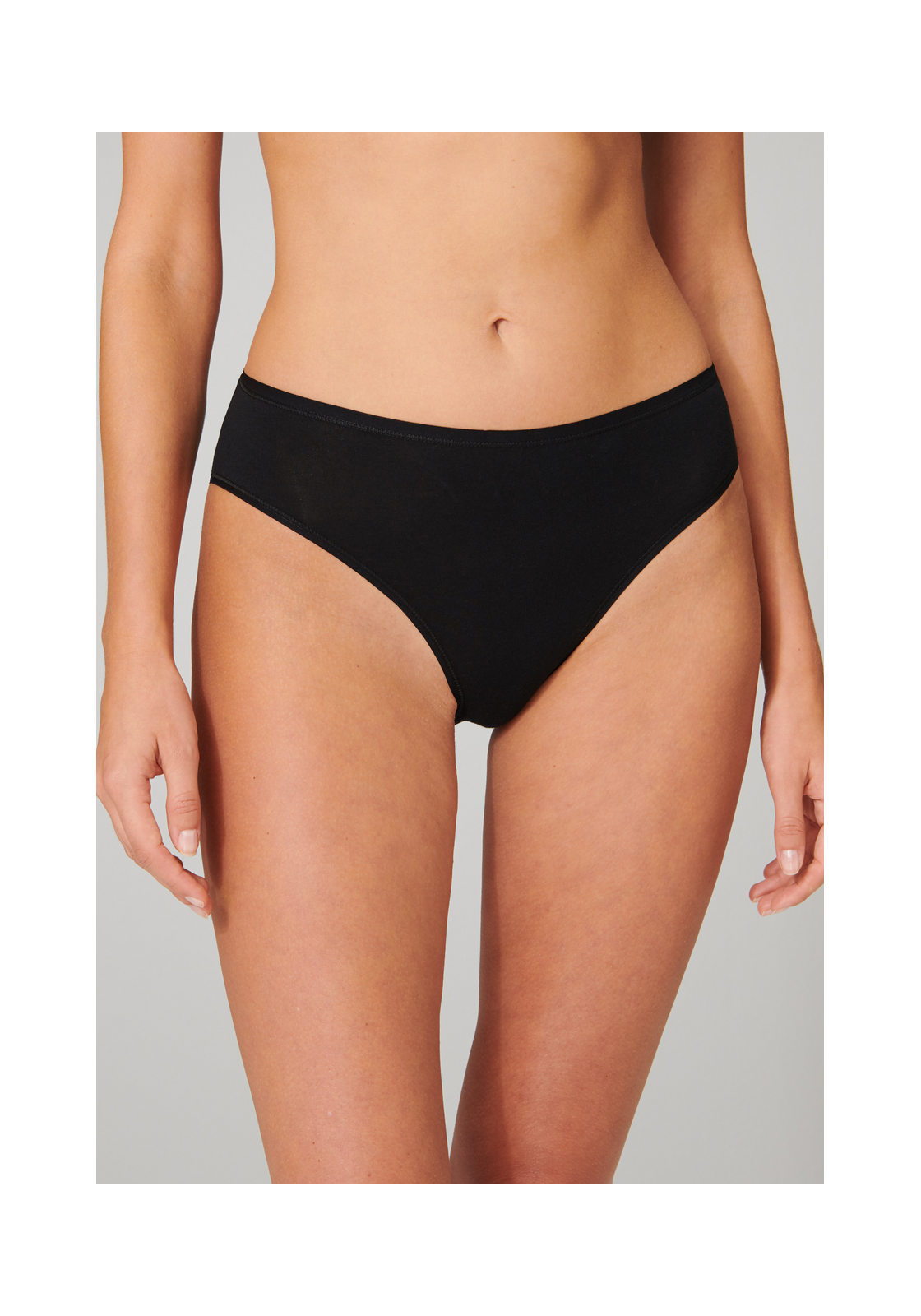 image_3_175995-000_3_1280x1280 SCHIESSER 95/5 slip (2-pack), dames tai biologisch katoen zwart