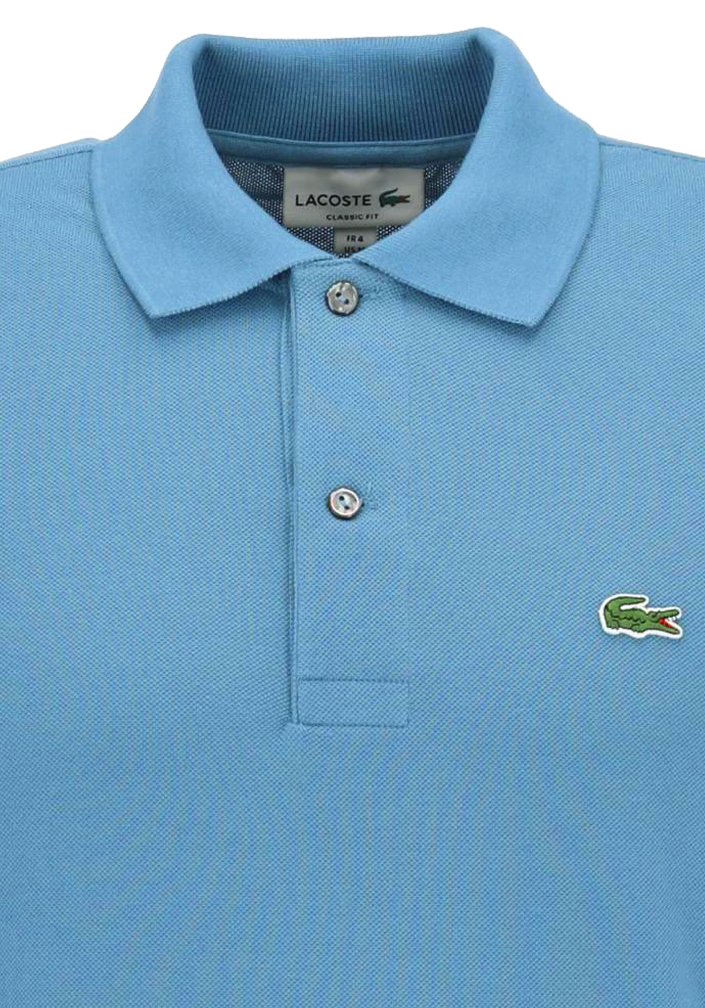 Lacoste Classic Fit polo, bodemloos middenblauw