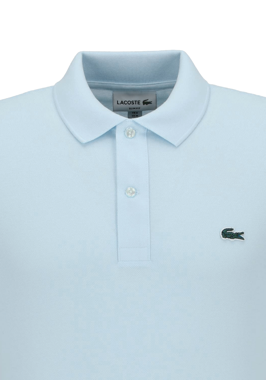 Lacoste Slim Fit polo, beekjes blauw Lacoste Slim Fit polo, beekjes blauw