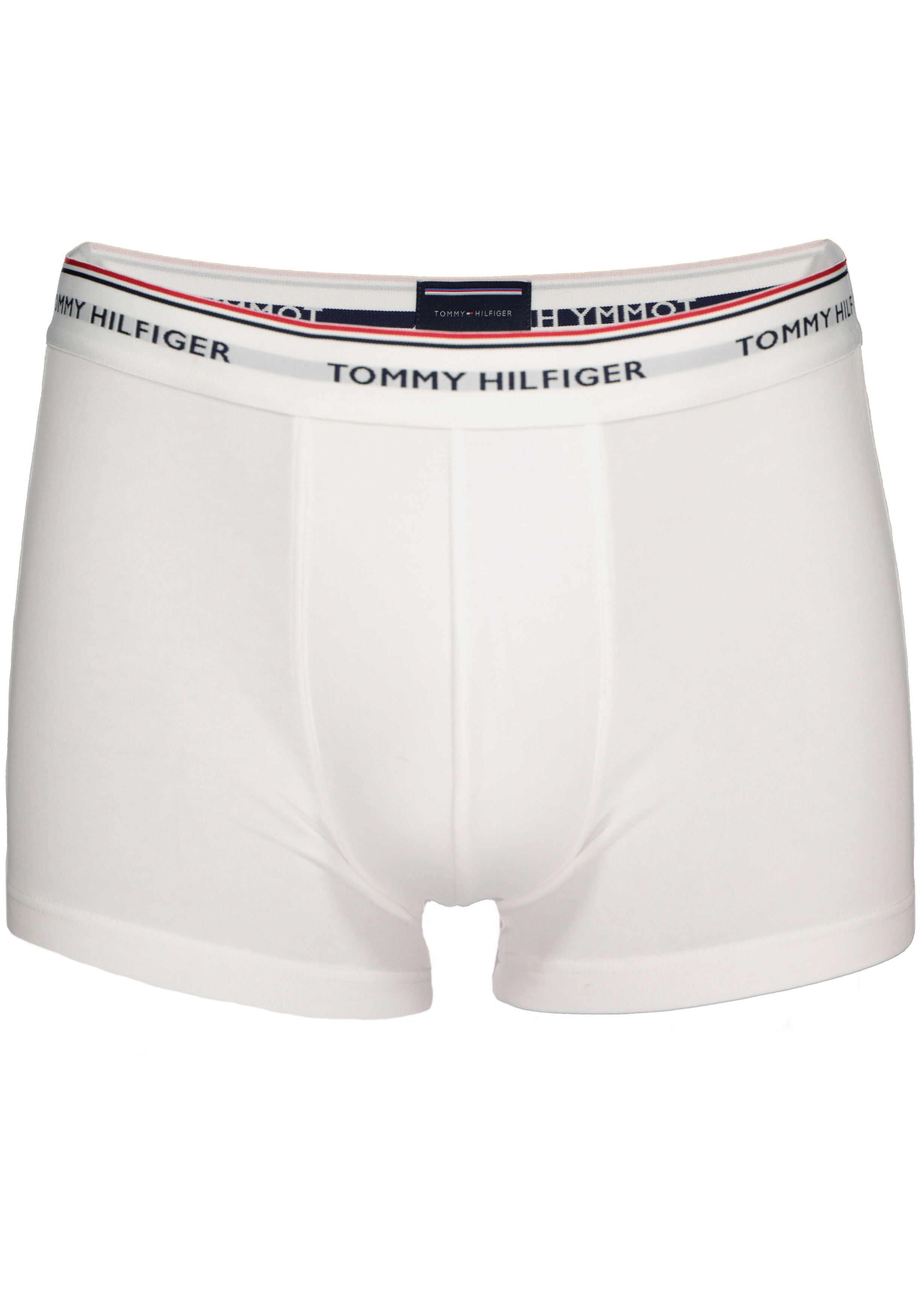 Tommy Hilfiger trunks (3-pack), heren boxers normale lengte, zwart, wit en grijs