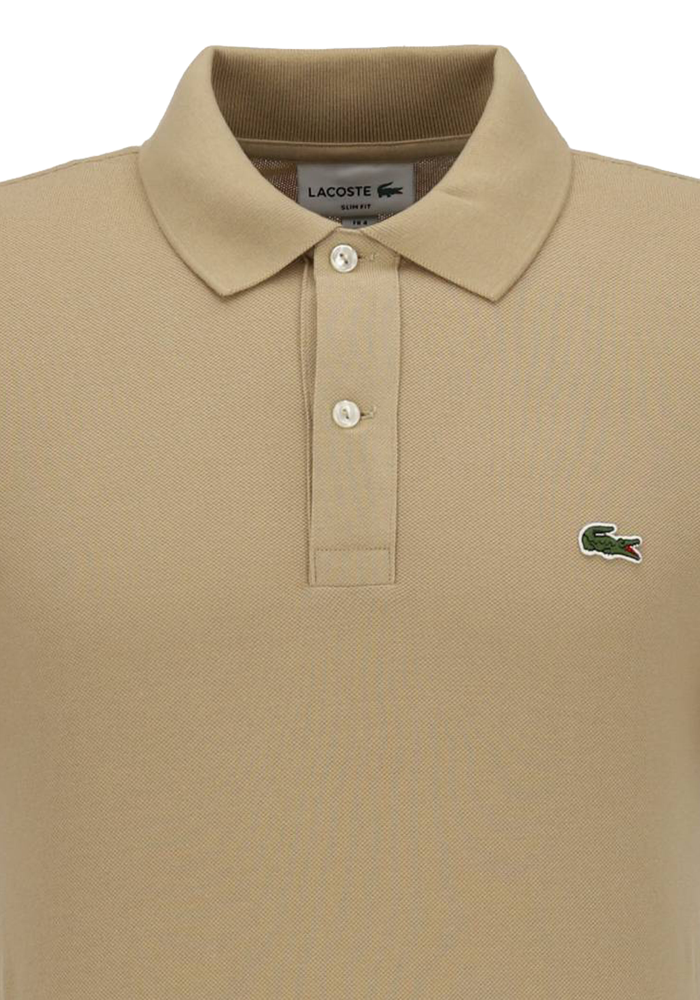Lacoste Slim Fit polo, beige