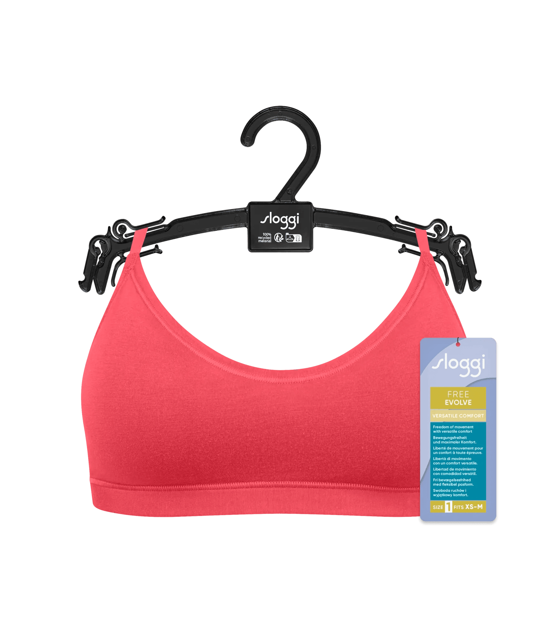 Sloggi Women FREE Evolve P, bralette, flamingo roze