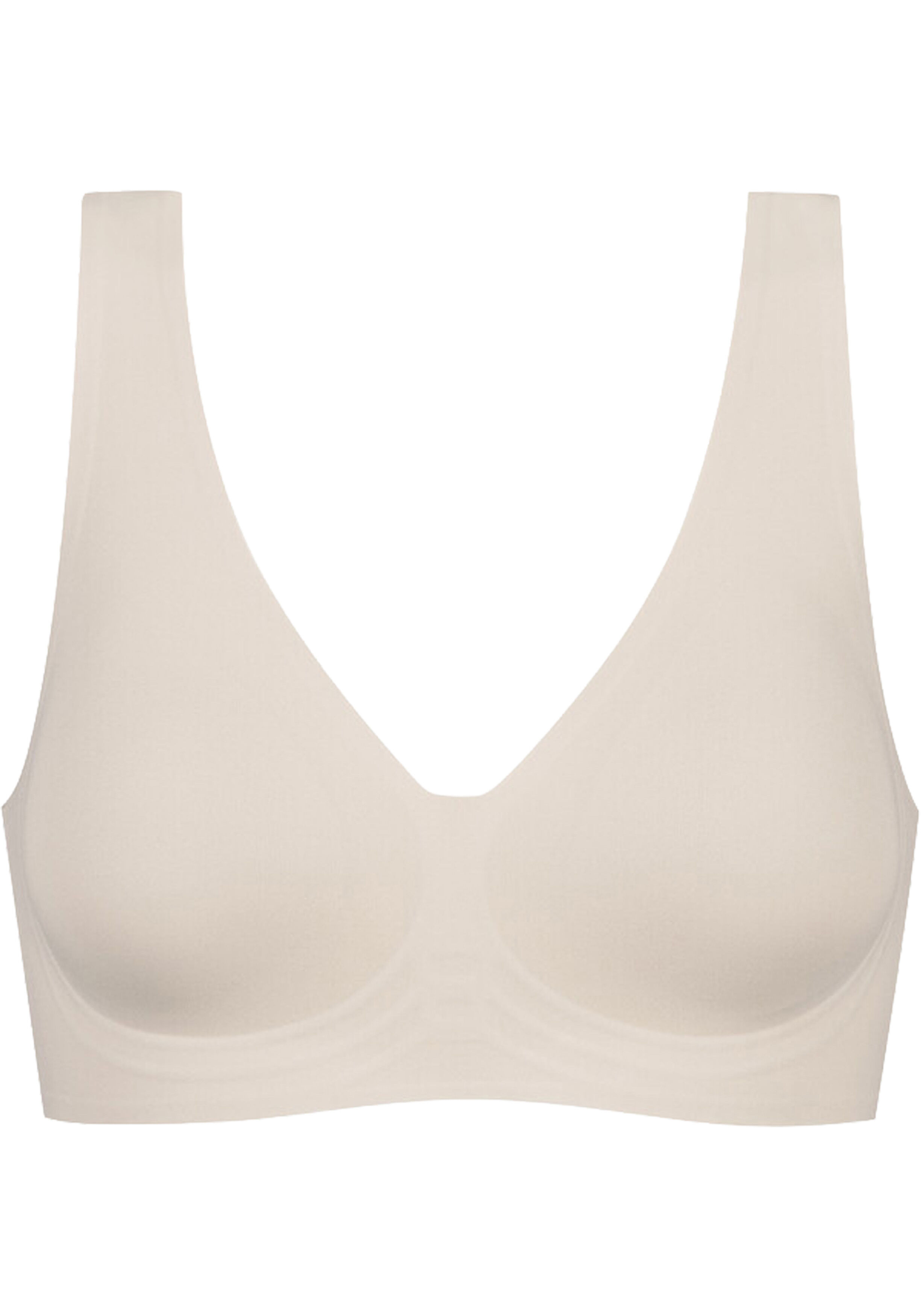 Mey dames bustier Invisibles, voorgevormde beugelloze bralette, beige