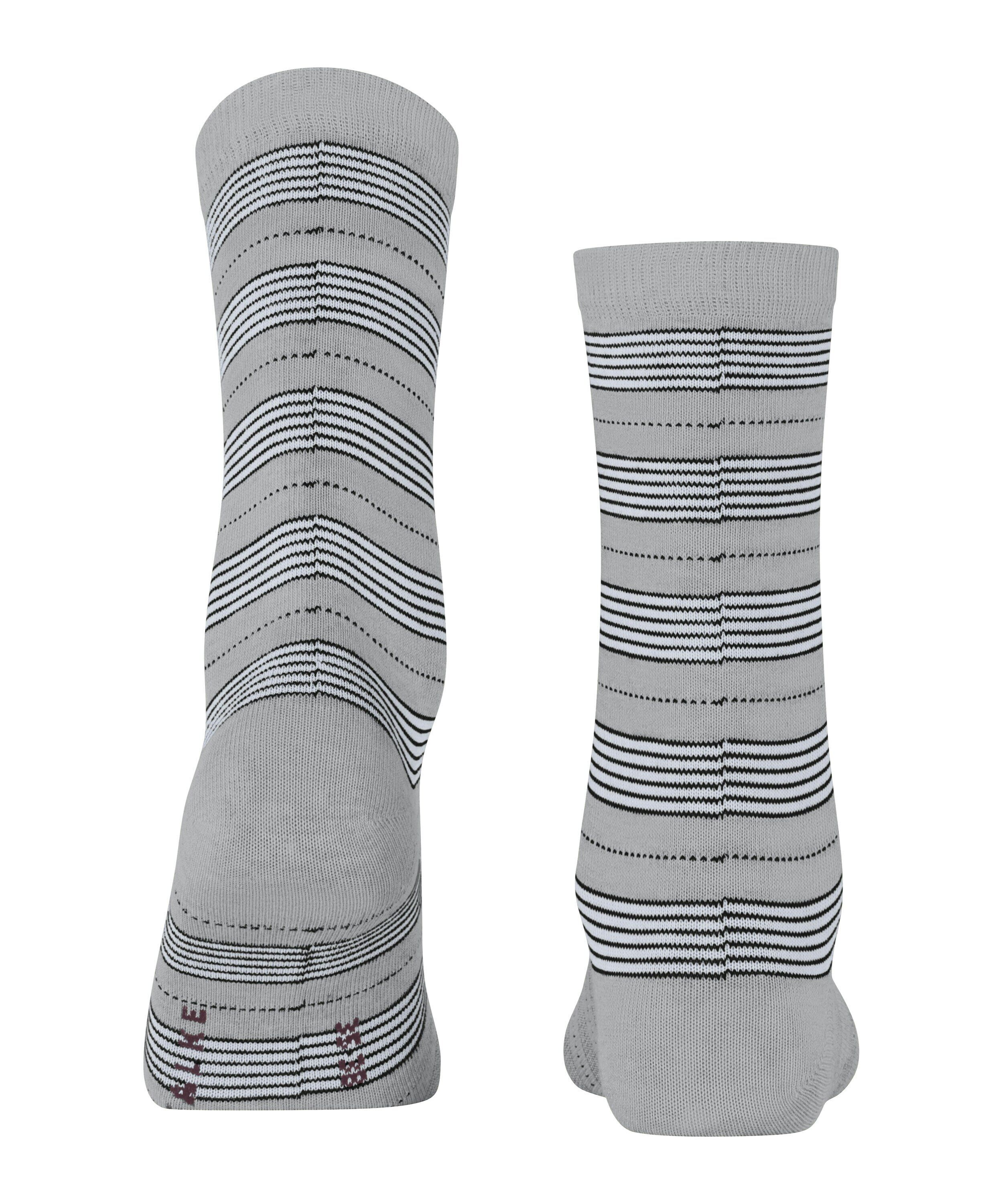 FALKE Stripe Uniform damessokken, zilvergrijs (silver)