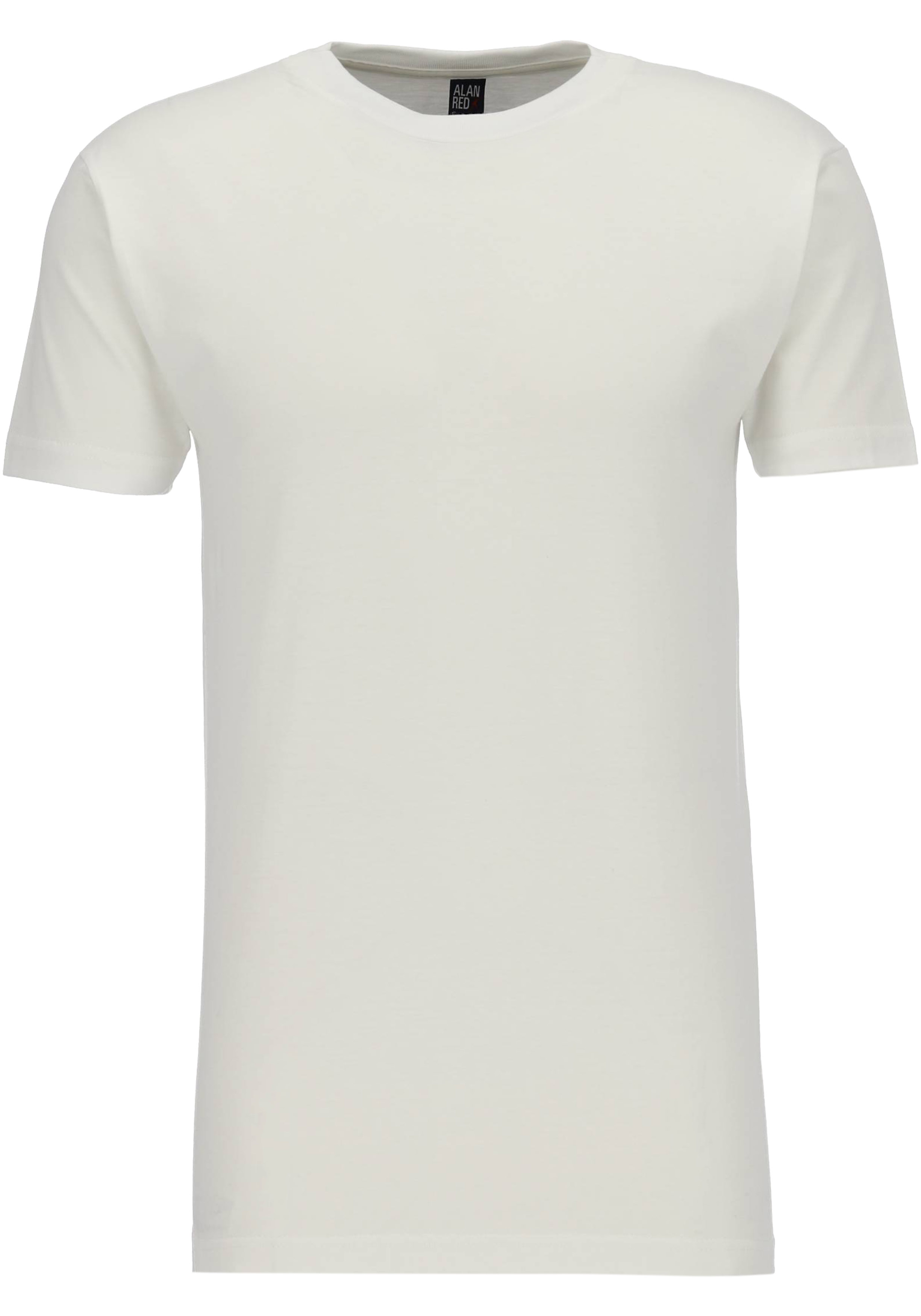 ALAN RED T-shirts Virginia (2-pack), O-hals, wit en antraciet grijs
