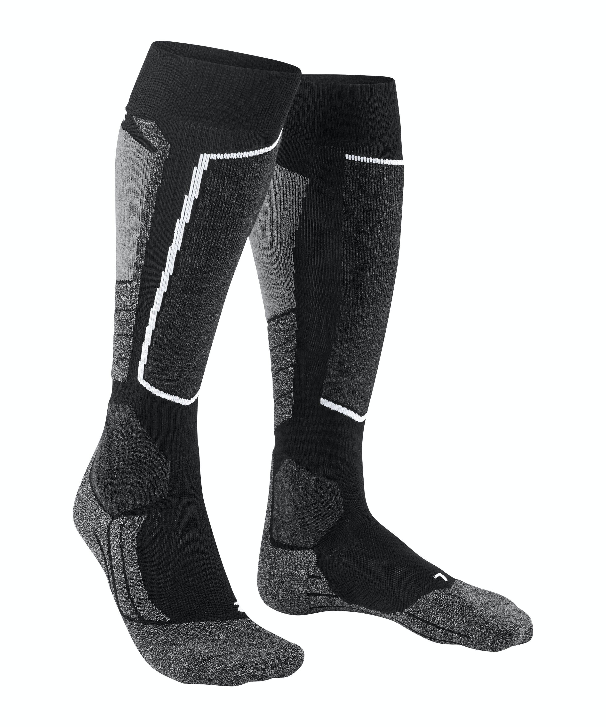 FALKE SK2 Intermediate Vegan dames skiing kniekousen, zwart (black-mix)